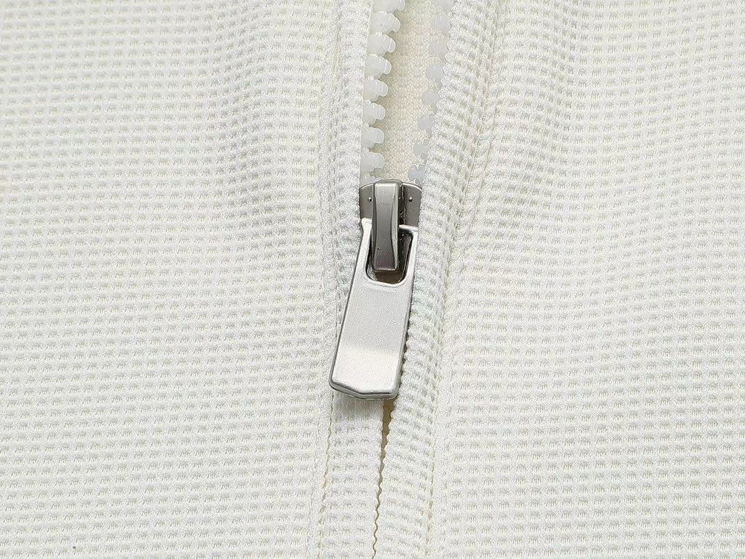 BURBERRY Two-Tone Sleeve Patch Waffle-Knit Polo Shirt M–3XL