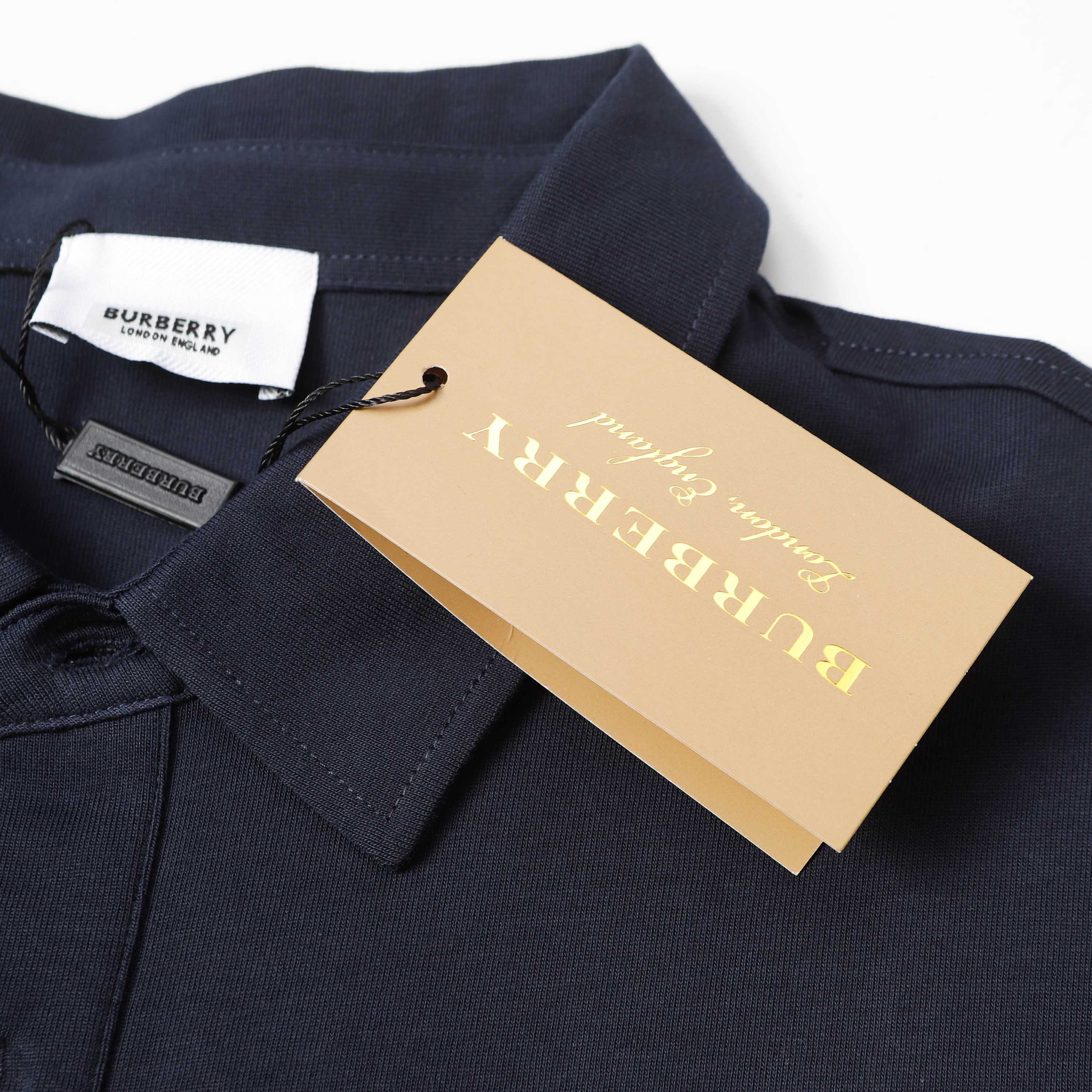 BURBERRY 25SS Terry Embroidery Polo Shirt – Unisex Relaxed Fit