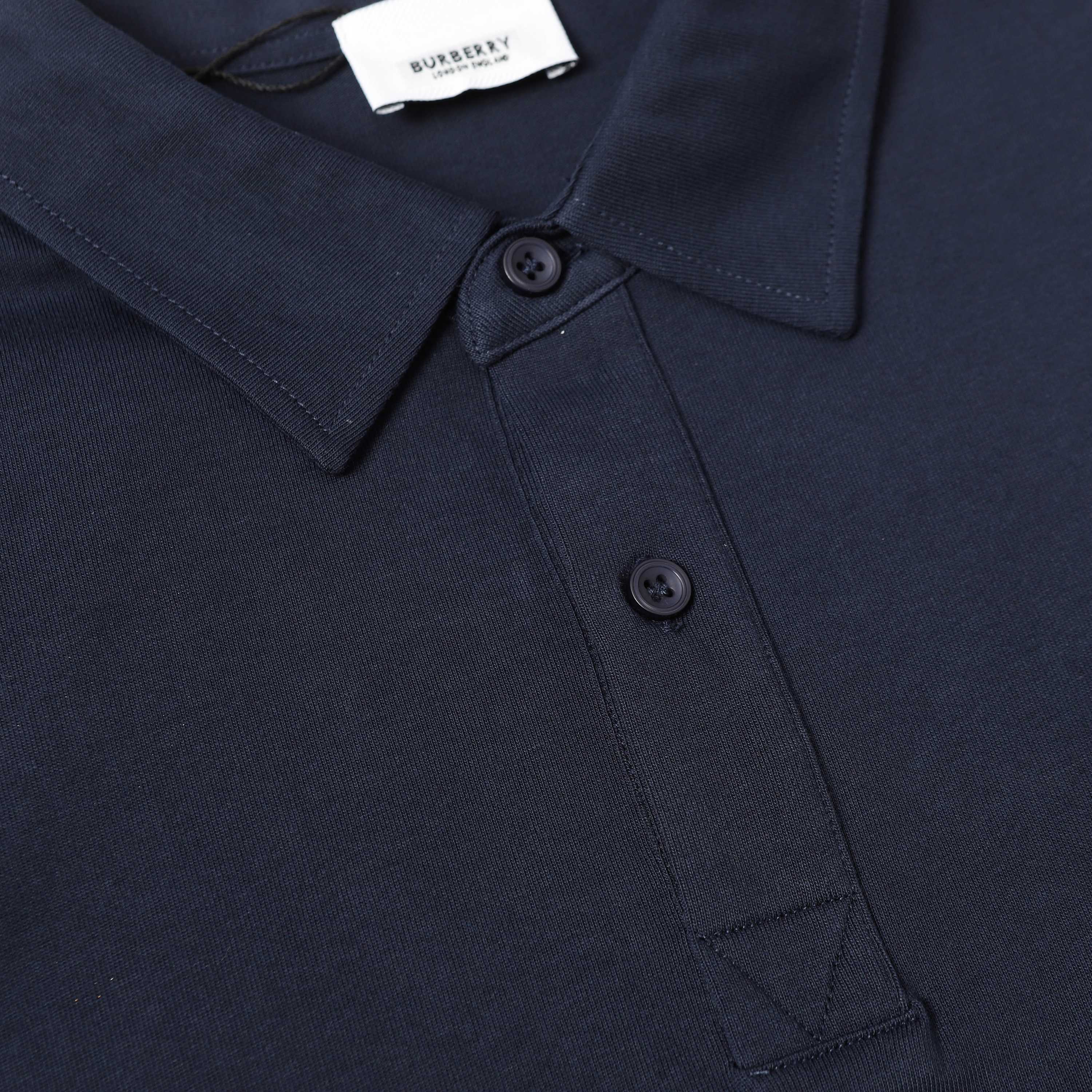 BURBERRY 25SS Terry Embroidery Polo Shirt – Unisex Relaxed Fit