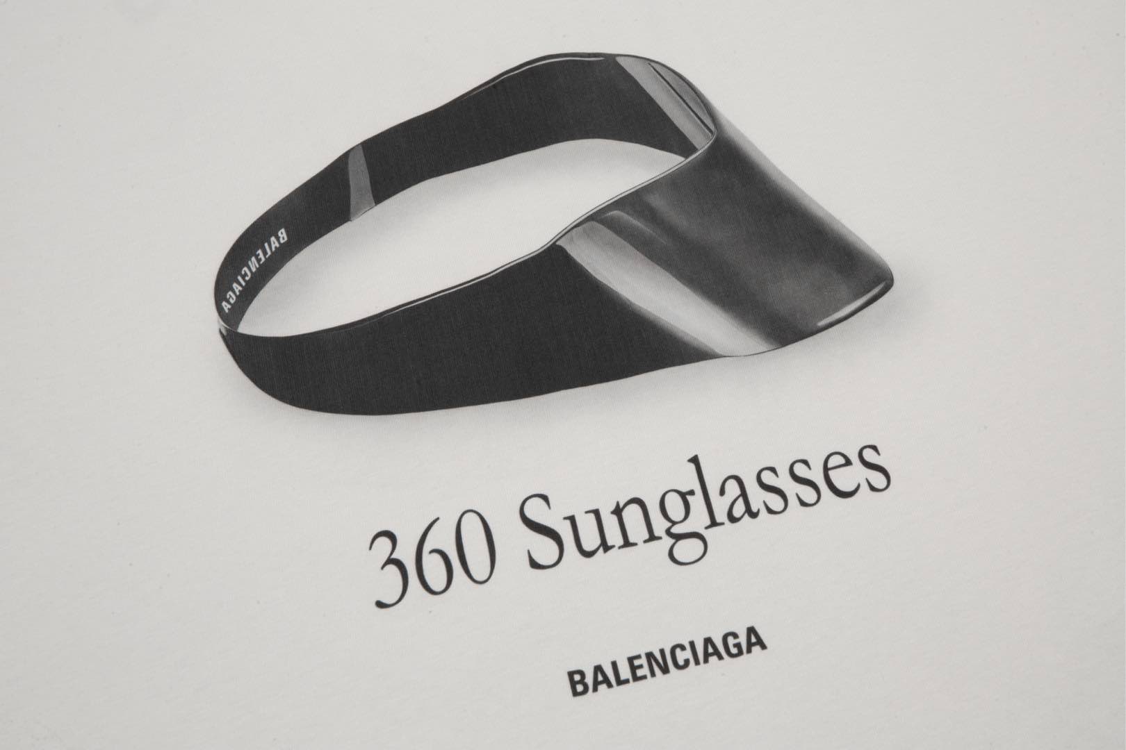Balenciaga Futuristic Sunglasses Graphic Oversized Cotton T-Shirt Unisex XS–L