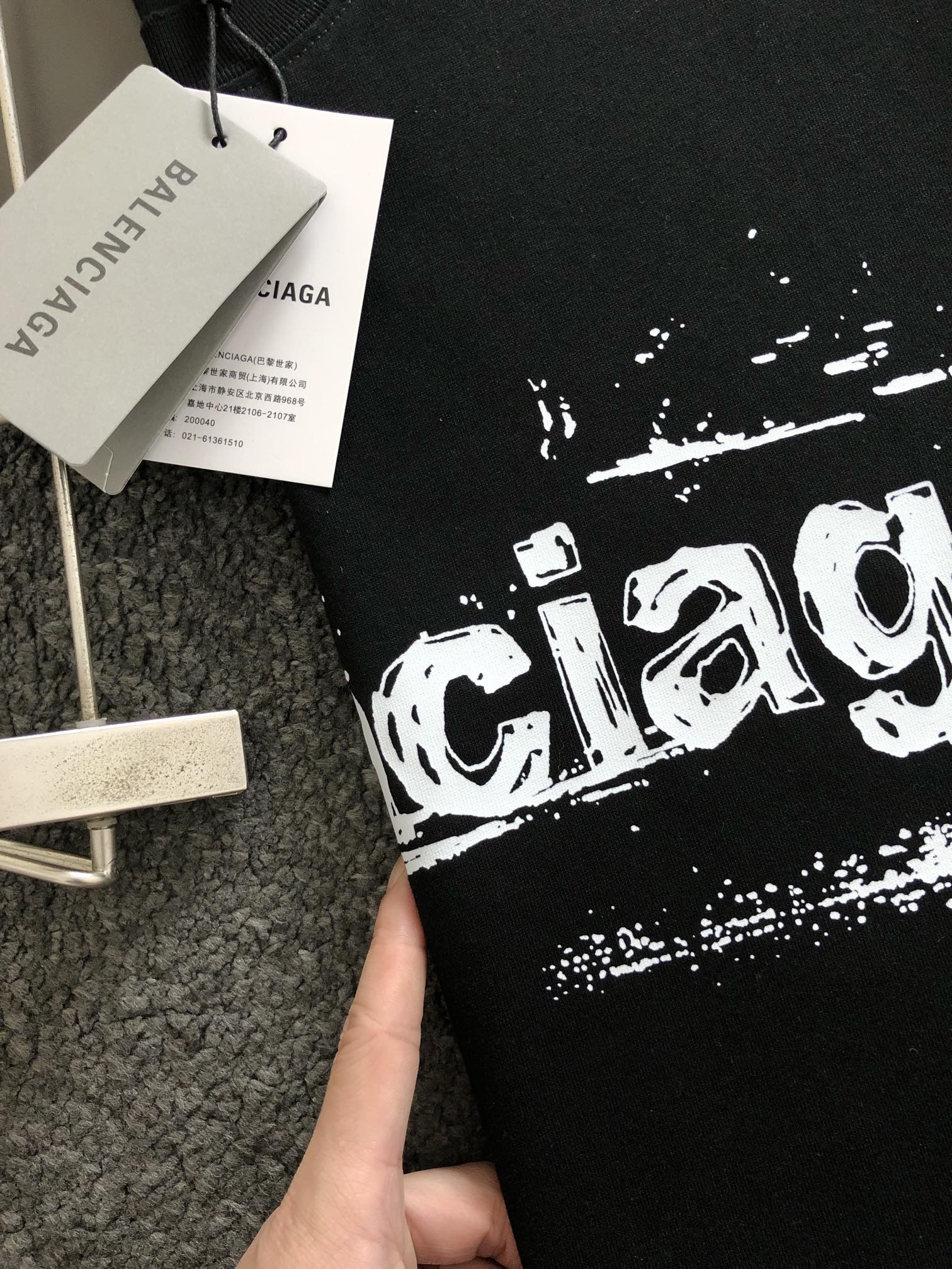 Balenciaga 2025 New Season Premium Printed T-Shirt M–3XL