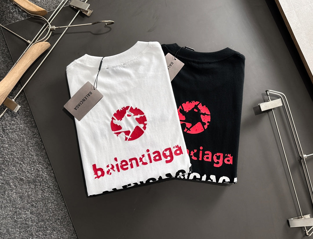 Balenciaga 2025 New Season Premium Printed T-Shirt M–3XL