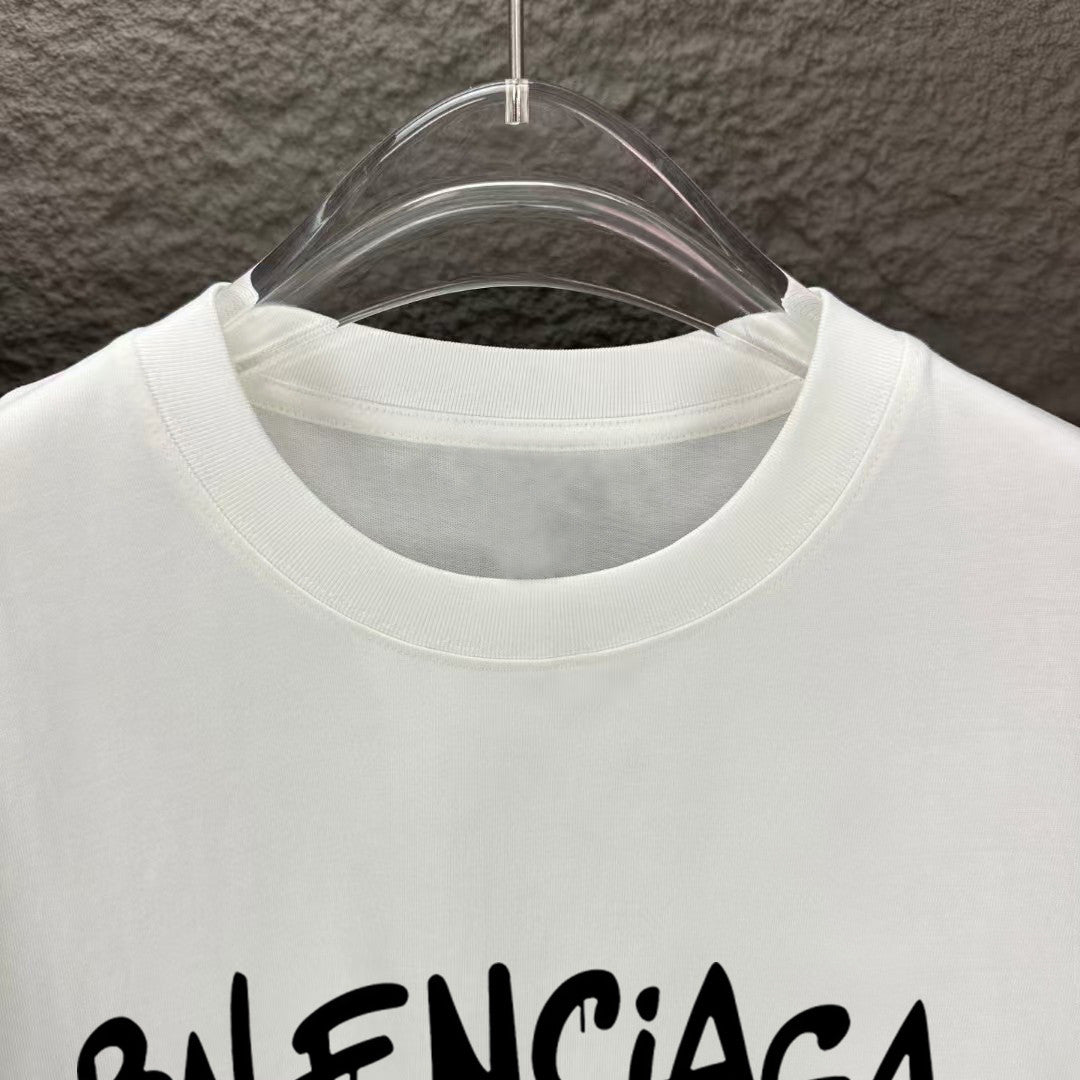 Balenciaga 2025 New Couple’s Printed T-Shirt S–XXL