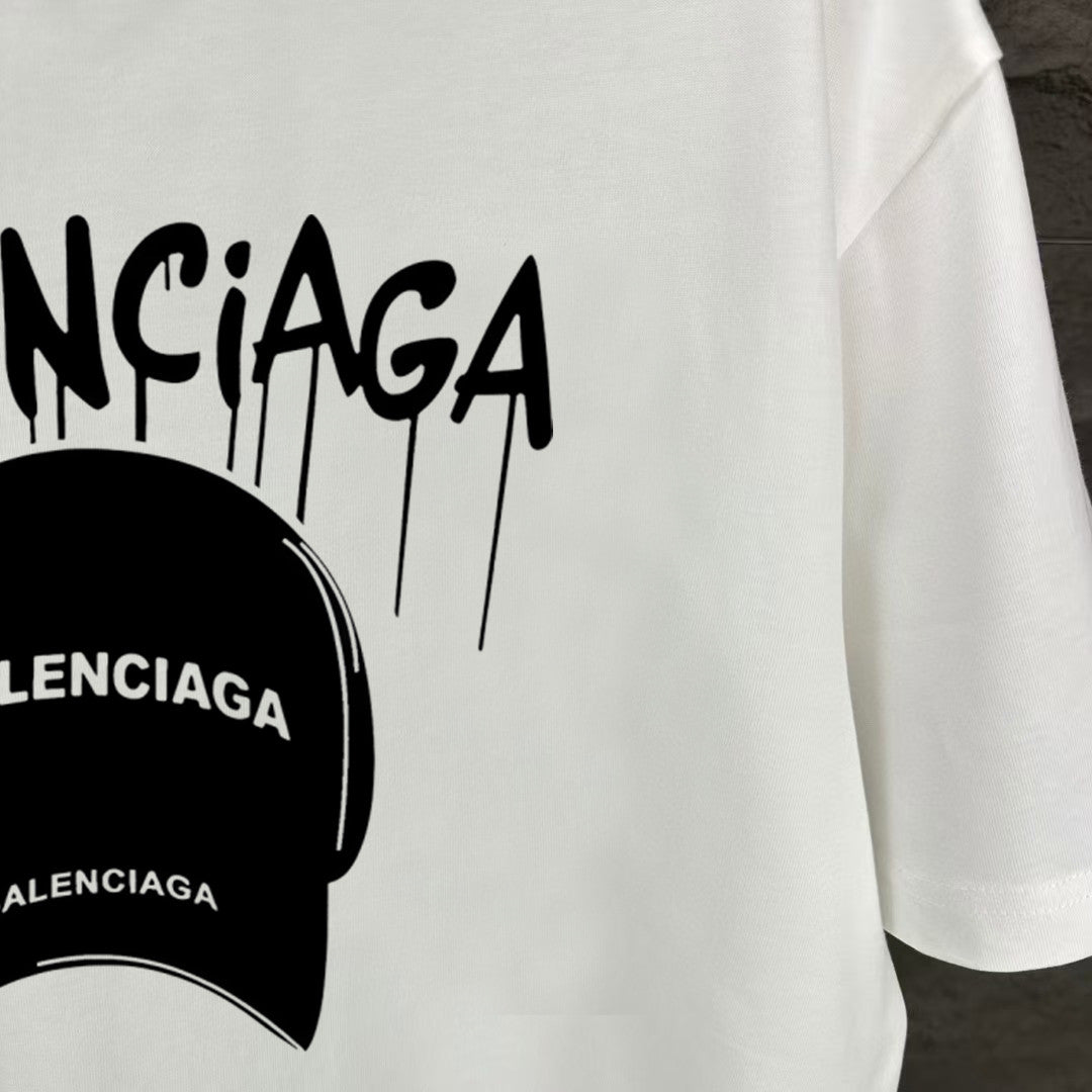 Balenciaga 2025 New Couple’s Printed T-Shirt S–XXL