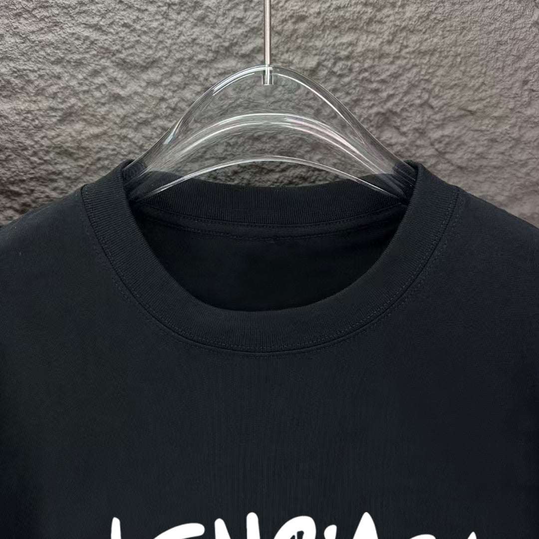 Balenciaga 2025 New Couple’s Printed T-Shirt S–XXL