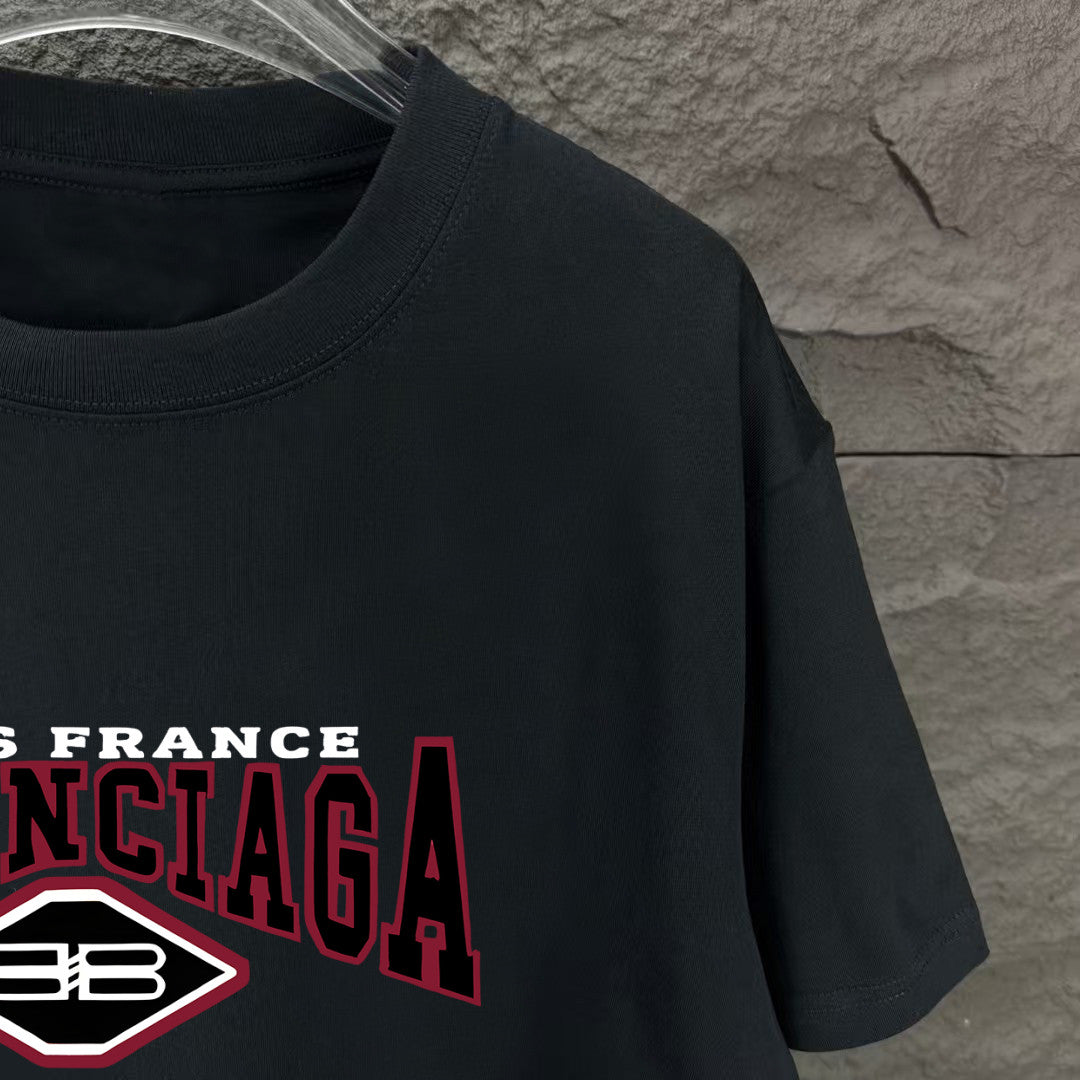 Balenciaga 2025 New Couple’s Printed T-Shirt S–XXL