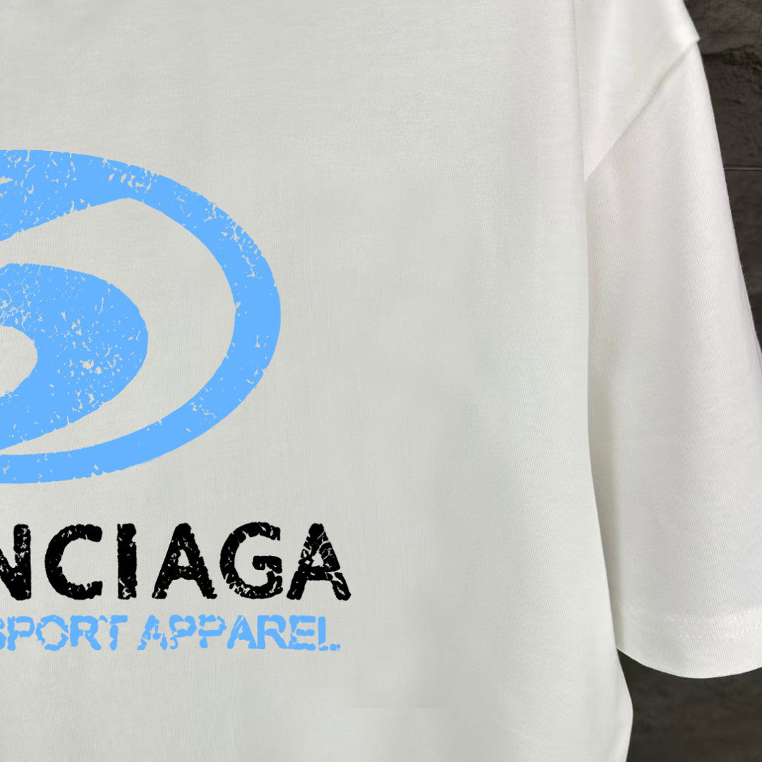 Balenciaga 2025 New Couple’s Printed T-Shirt S–XXL