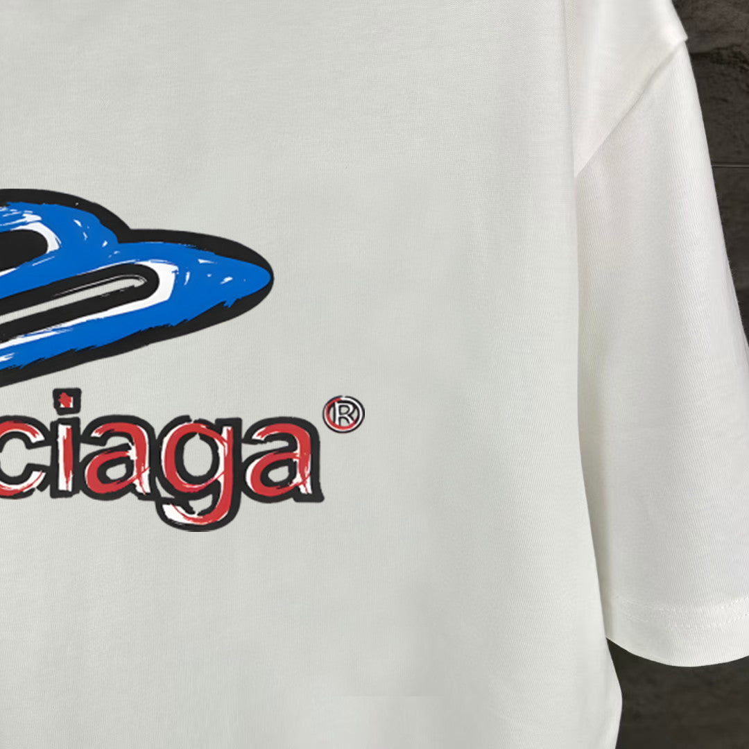 Balenciaga 2025 New Couple’s Printed T-Shirt S–XXL