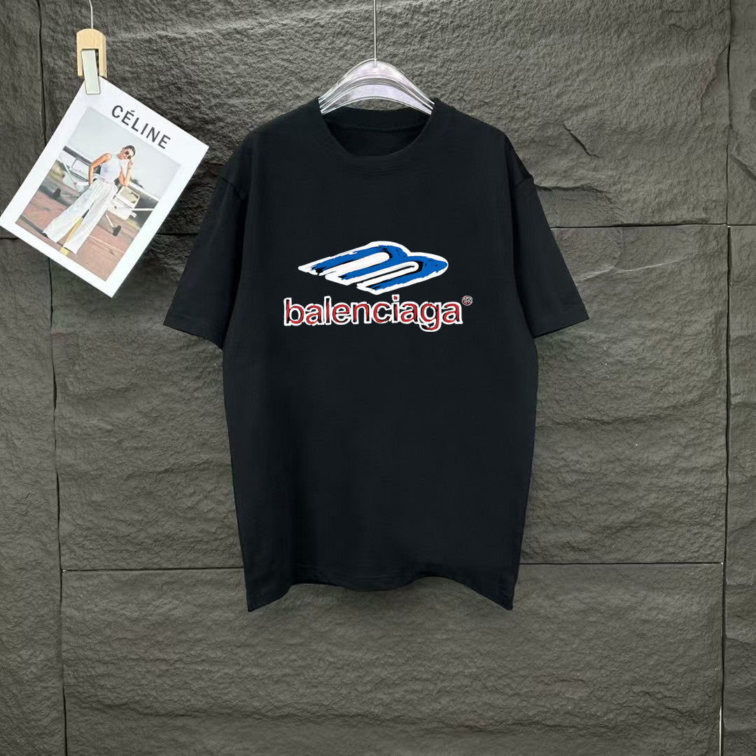 Balenciaga 2025 New Couple’s Printed T-Shirt S–XXL