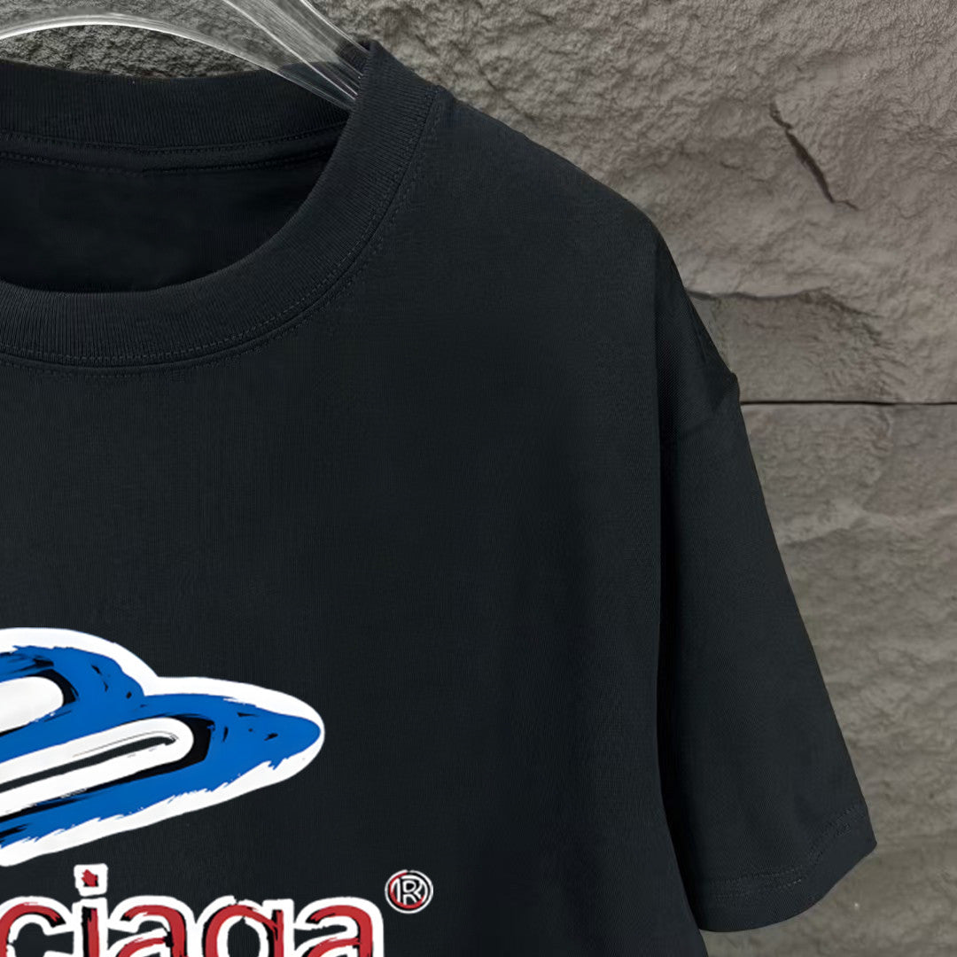 Balenciaga 2025 New Couple’s Printed T-Shirt S–XXL