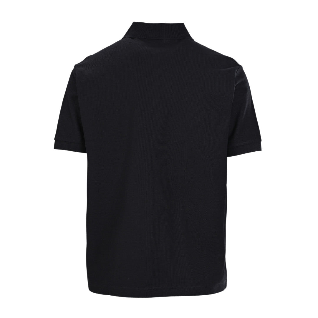 BURBERRY BBR Embossed Relief Short-Sleeve Polo Shirt