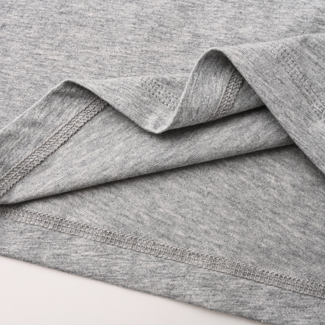 BURBERRY BBR Knight Embroidery Check-Shoulder T-Shirt