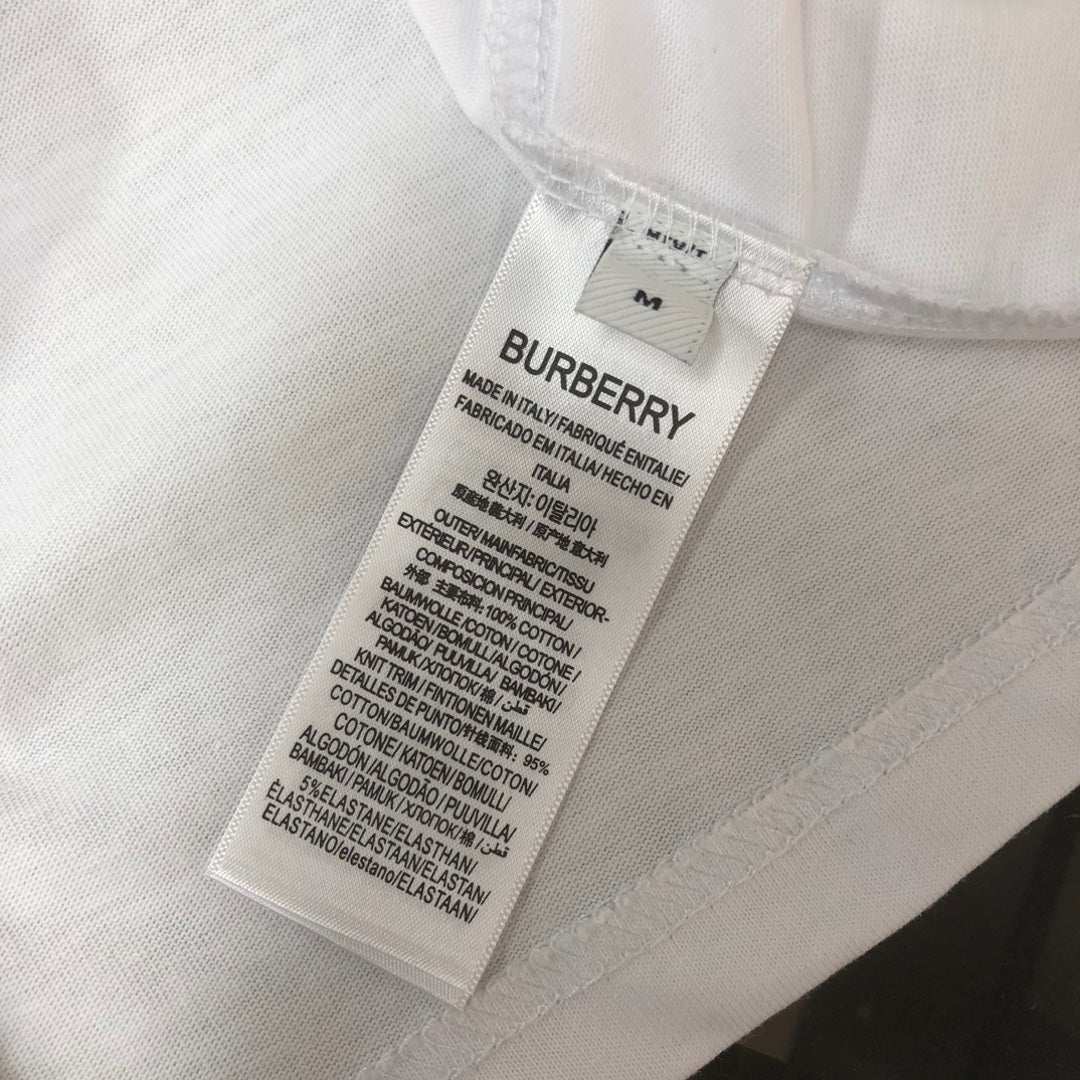 BURBERRY 2025 Spring/Summer Logo Cotton T-Shirt S–2XL
