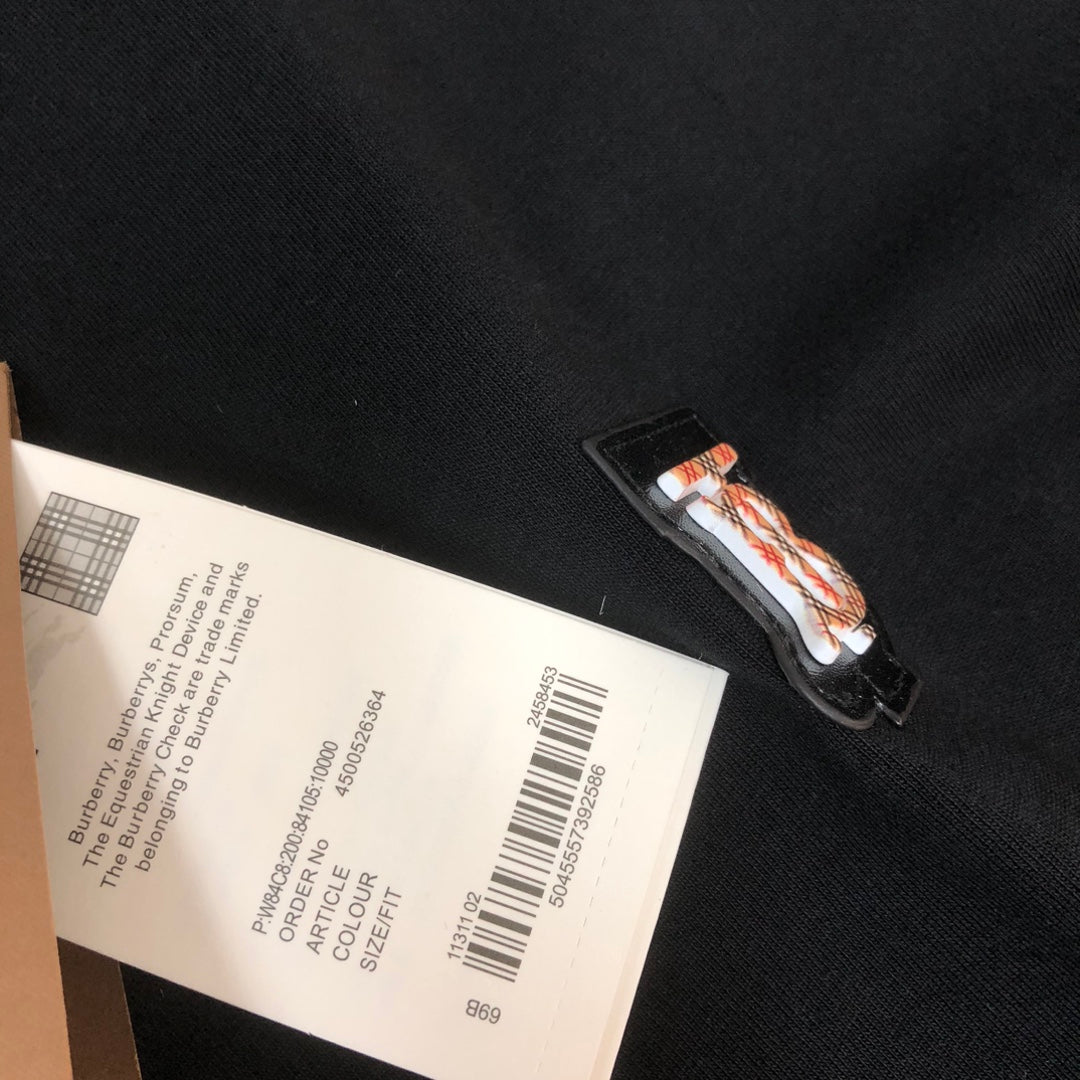 BURBERRY 2025 Spring/Summer Logo Cotton T-Shirt S–2XL