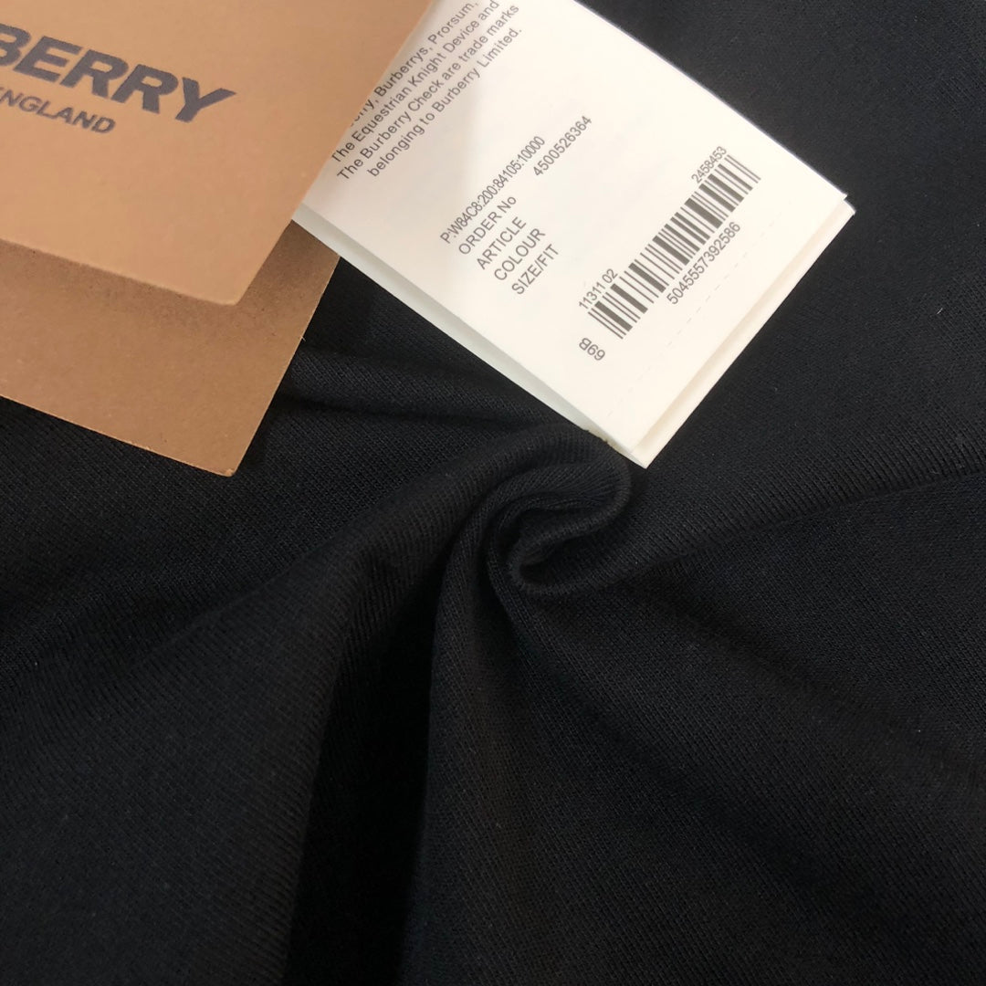 BURBERRY 2025 Spring/Summer Logo Cotton T-Shirt S–2XL