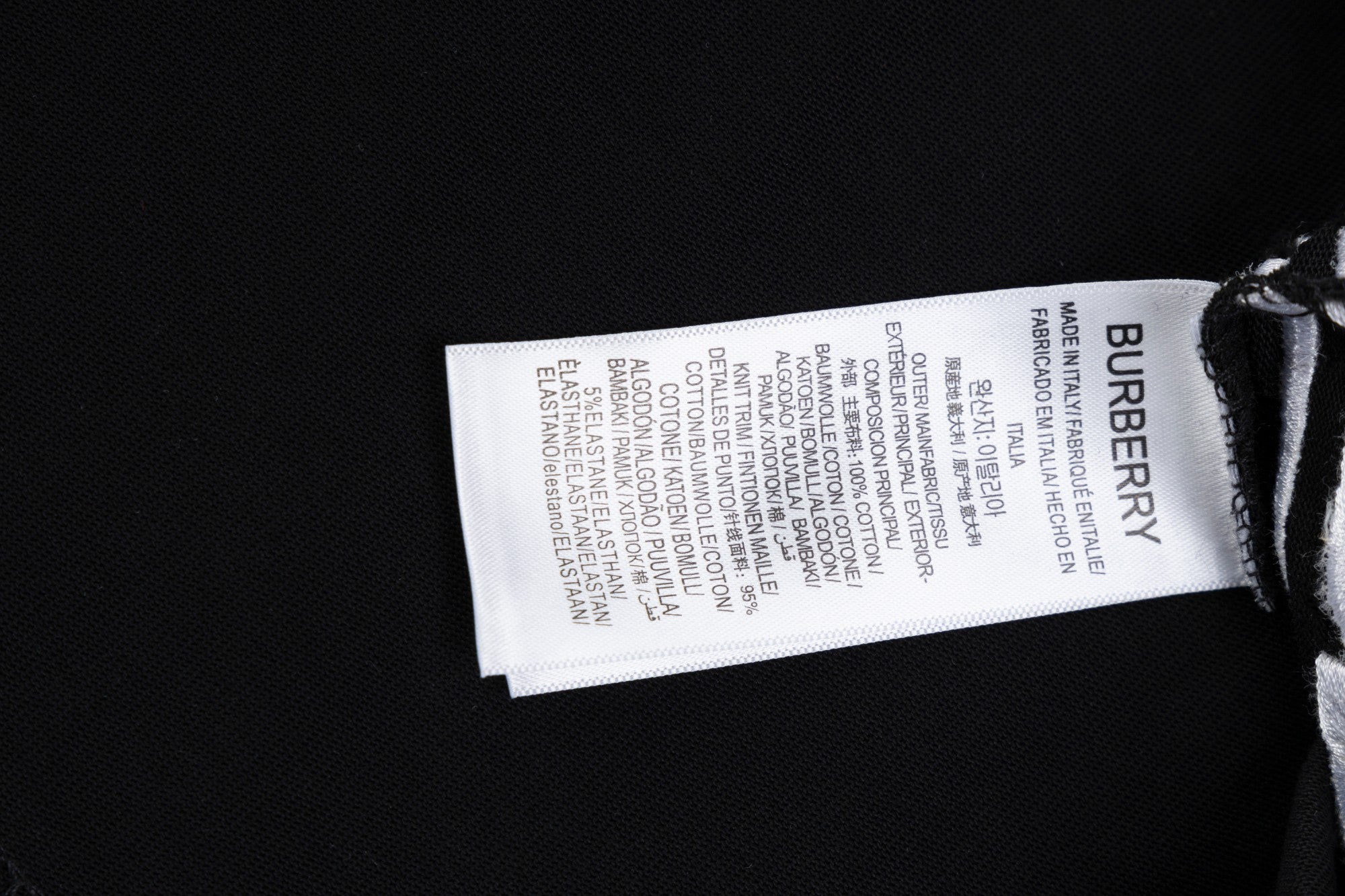 BURBERRY 25SS Classic Logo Embroidery T-Shirt – M–3XL