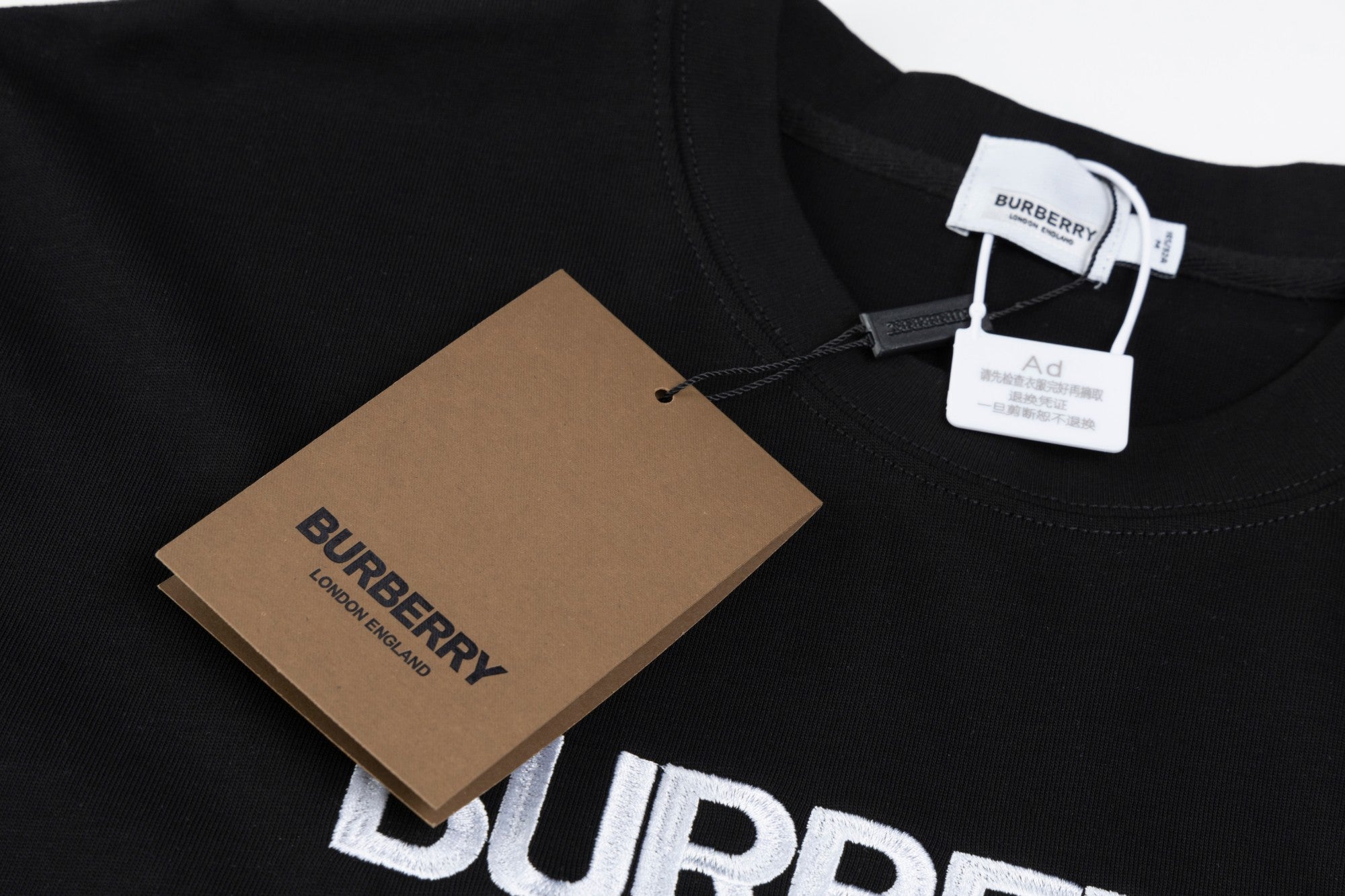 BURBERRY 25SS Classic Logo Embroidery T-Shirt – M–3XL