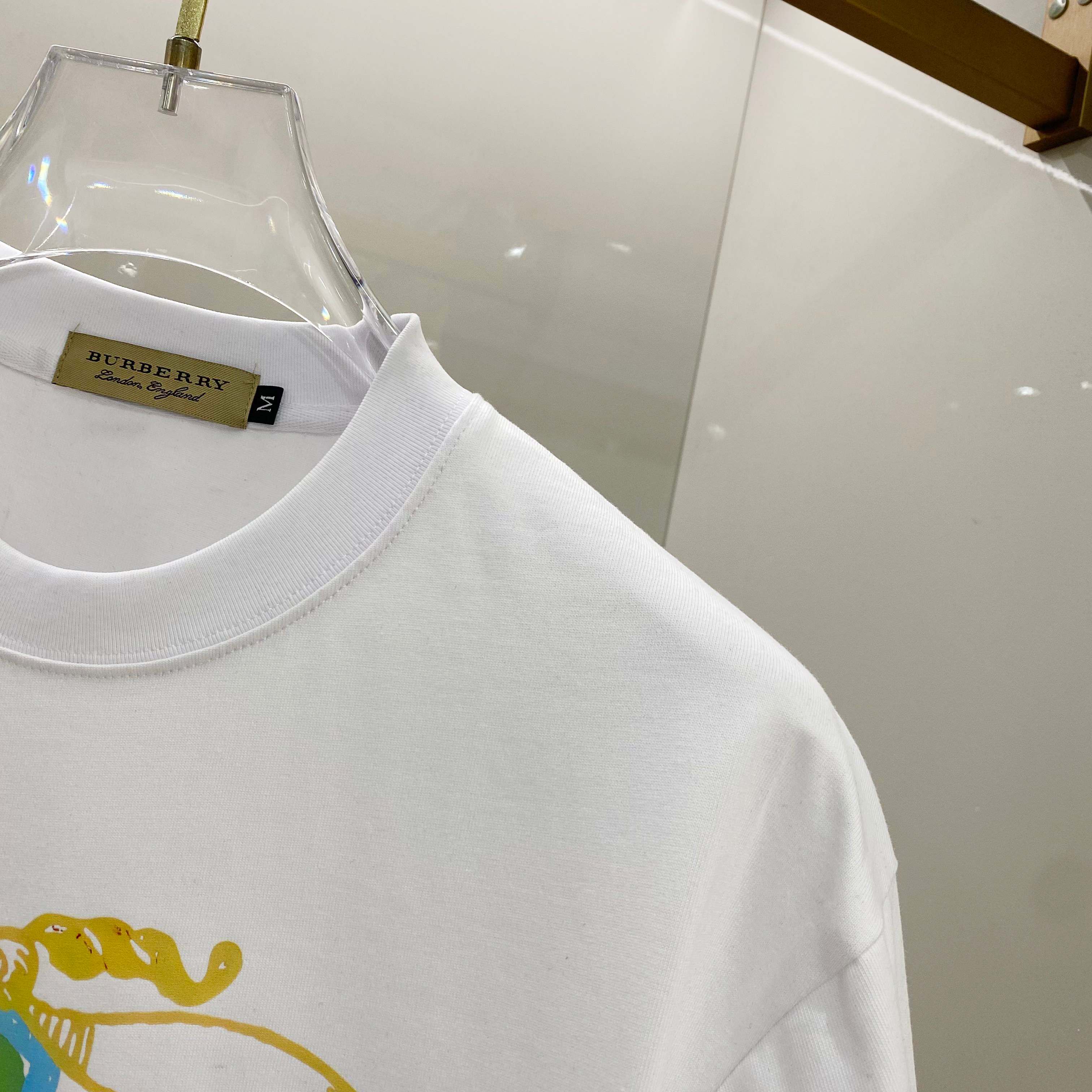 BURBERRY 25SS Logo Print Cotton T-Shirt – Unisex