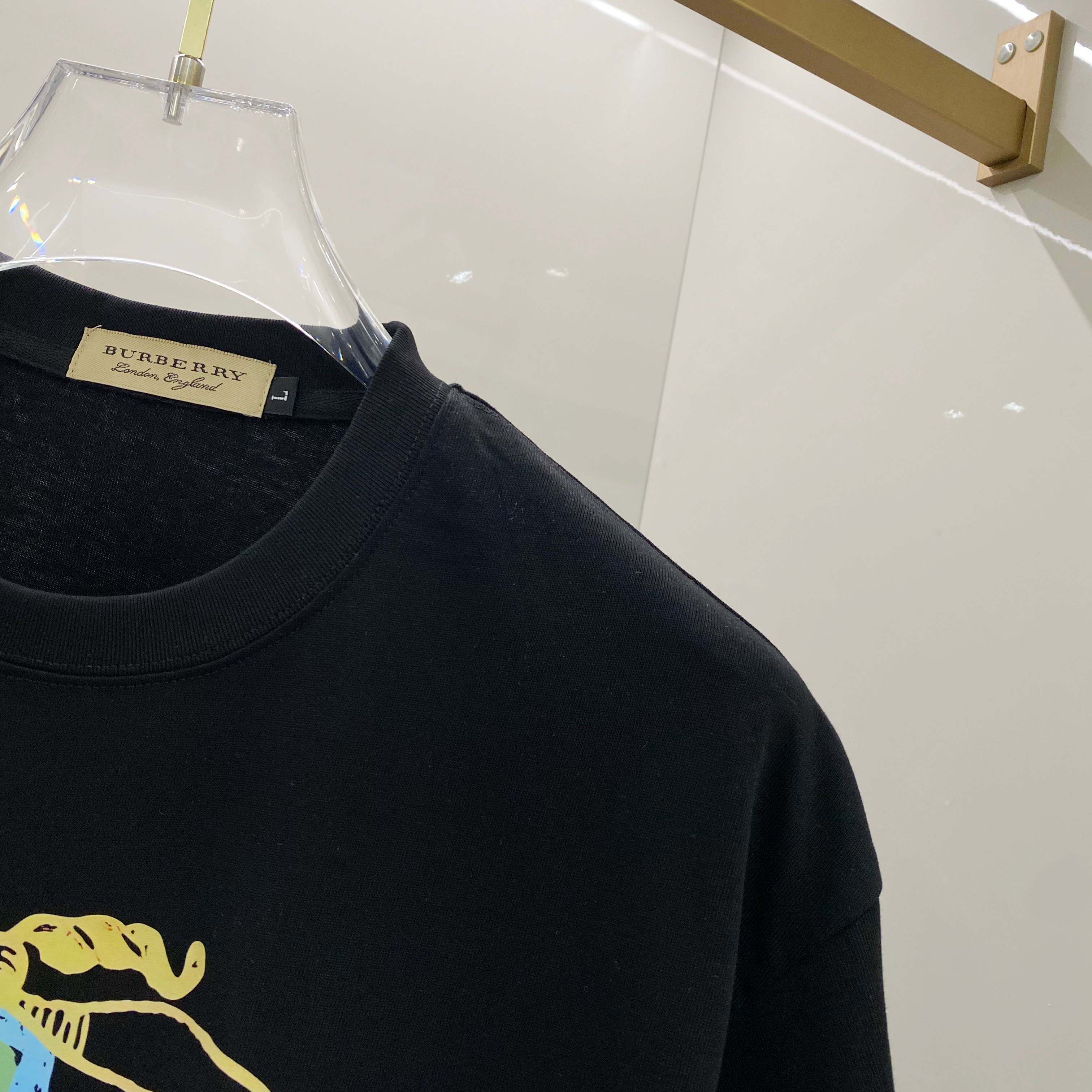 BURBERRY 25SS Logo Print Cotton T-Shirt – Unisex