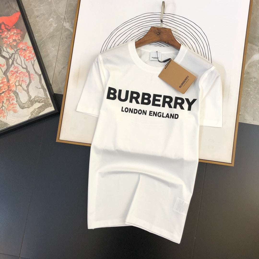 BURBERRY Spring/Summer Heavyweight Cotton Logo T-Shirt – Menswear Essential