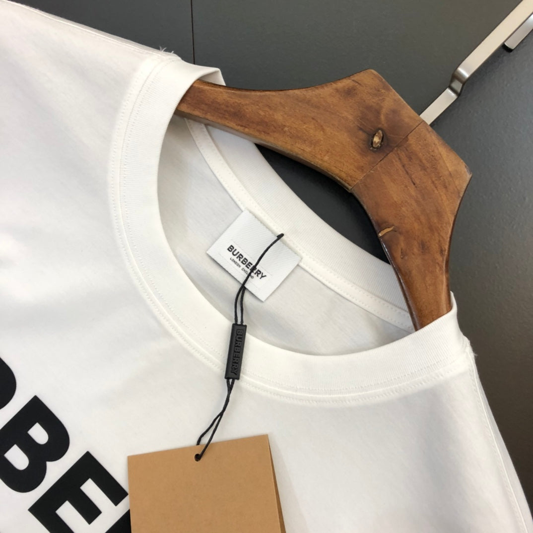 BURBERRY Spring/Summer Heavyweight Cotton Logo T-Shirt – Menswear Essential