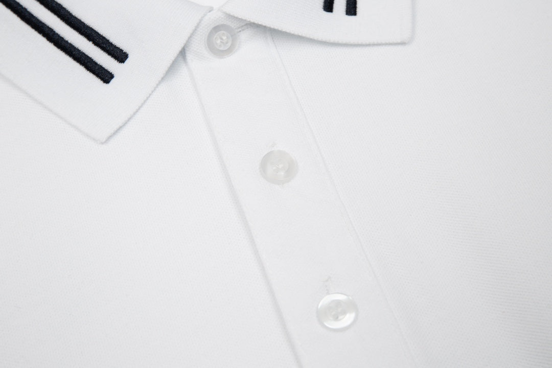 Burberry Men’s Polo Shirt – Equestrian Knight Logo Embroidery, Spring/Summer Collection