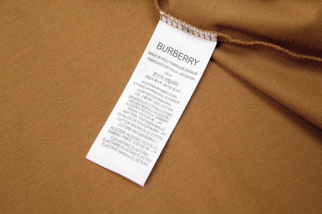 Burberry Men’s Polo Shirt – Equestrian Knight Logo Embroidery, Spring/Summer Collection