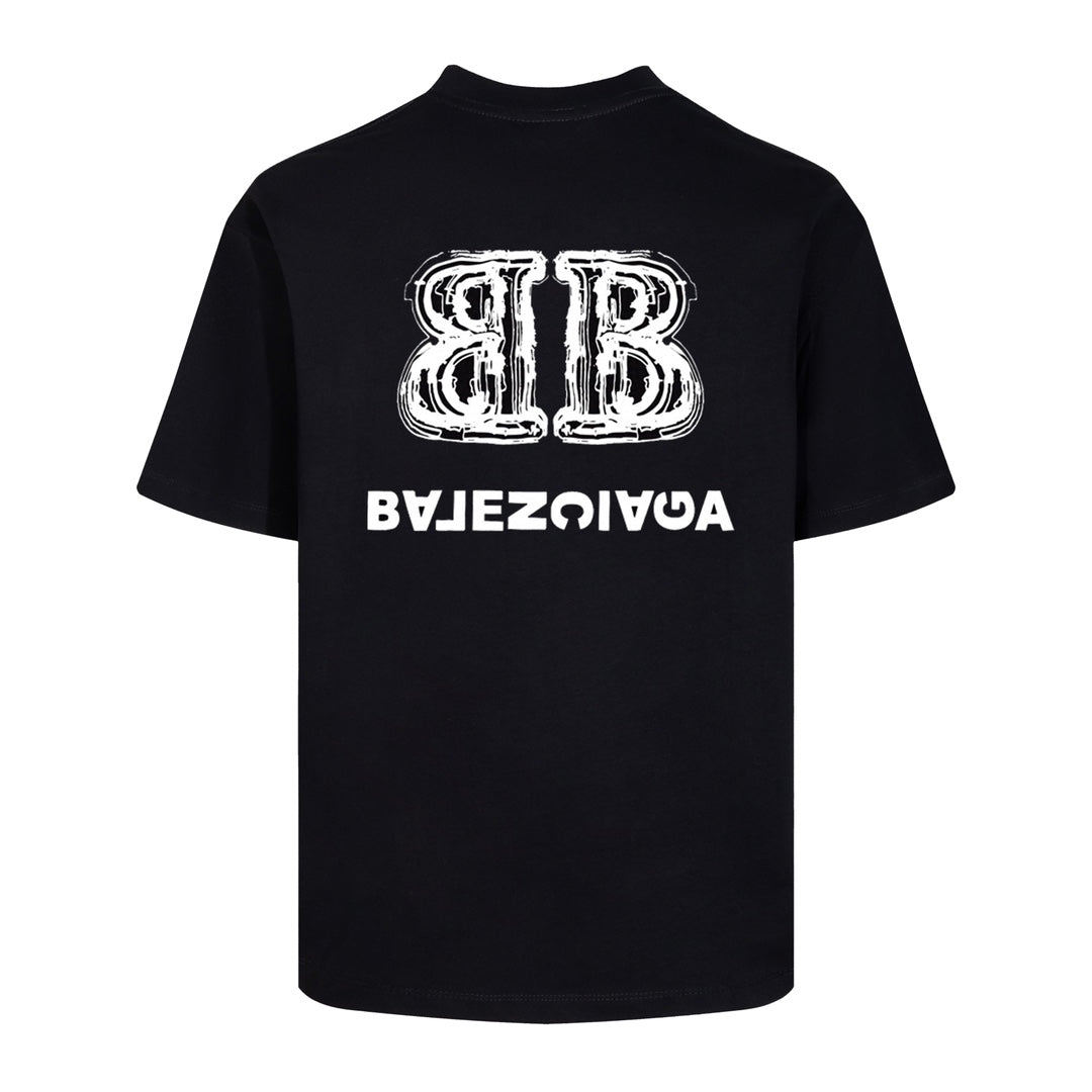 BALENCIAGA 24SS Classic Short-Sleeve T-Shirt – Black/White | Sizes XS–L