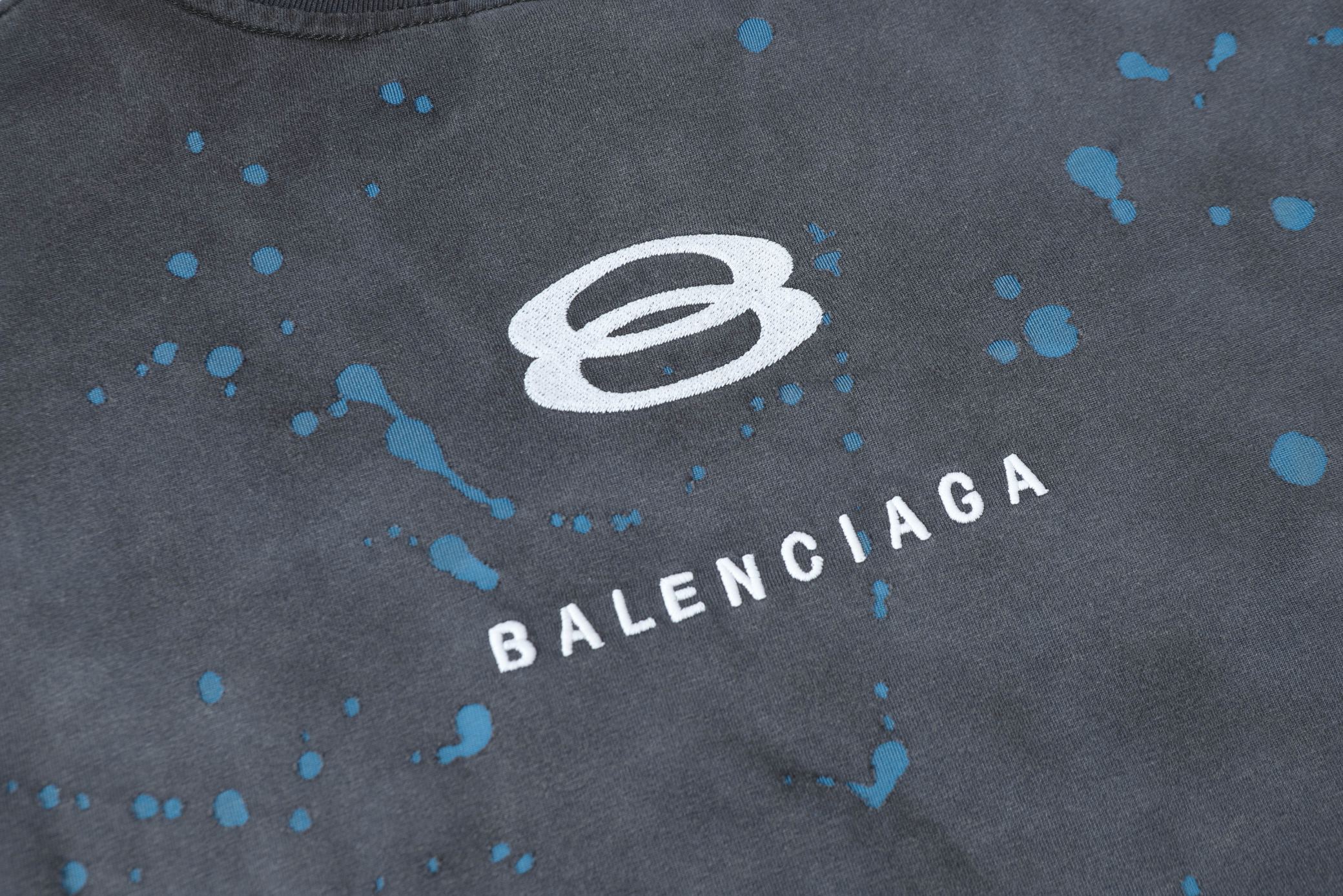 BALENCIAGA 24SS Classic Short-Sleeve T-Shirt – Black/White | Sizes XS–L