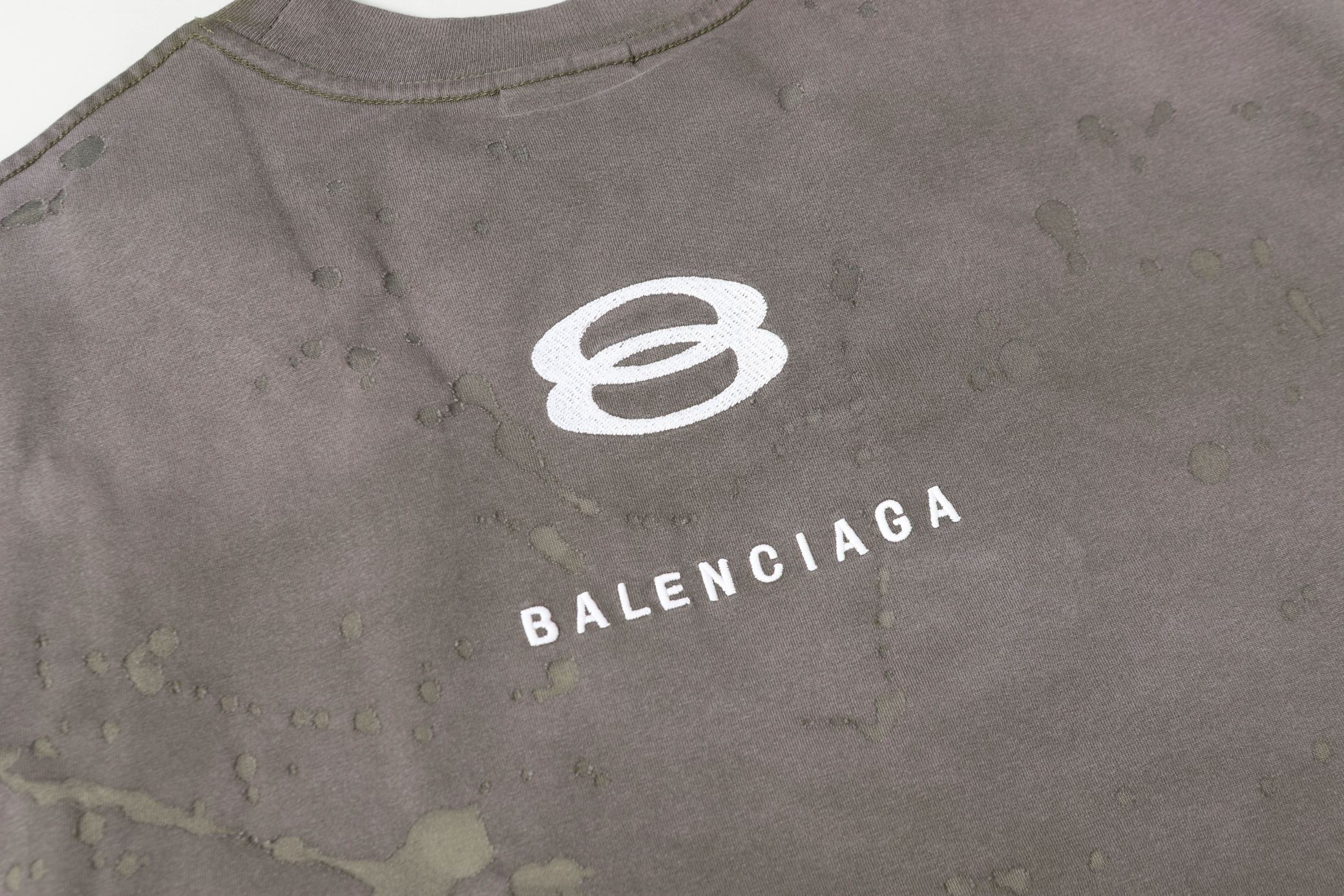 BALENCIAGA 24SS Classic Short-Sleeve T-Shirt – Black/White | Sizes XS–L