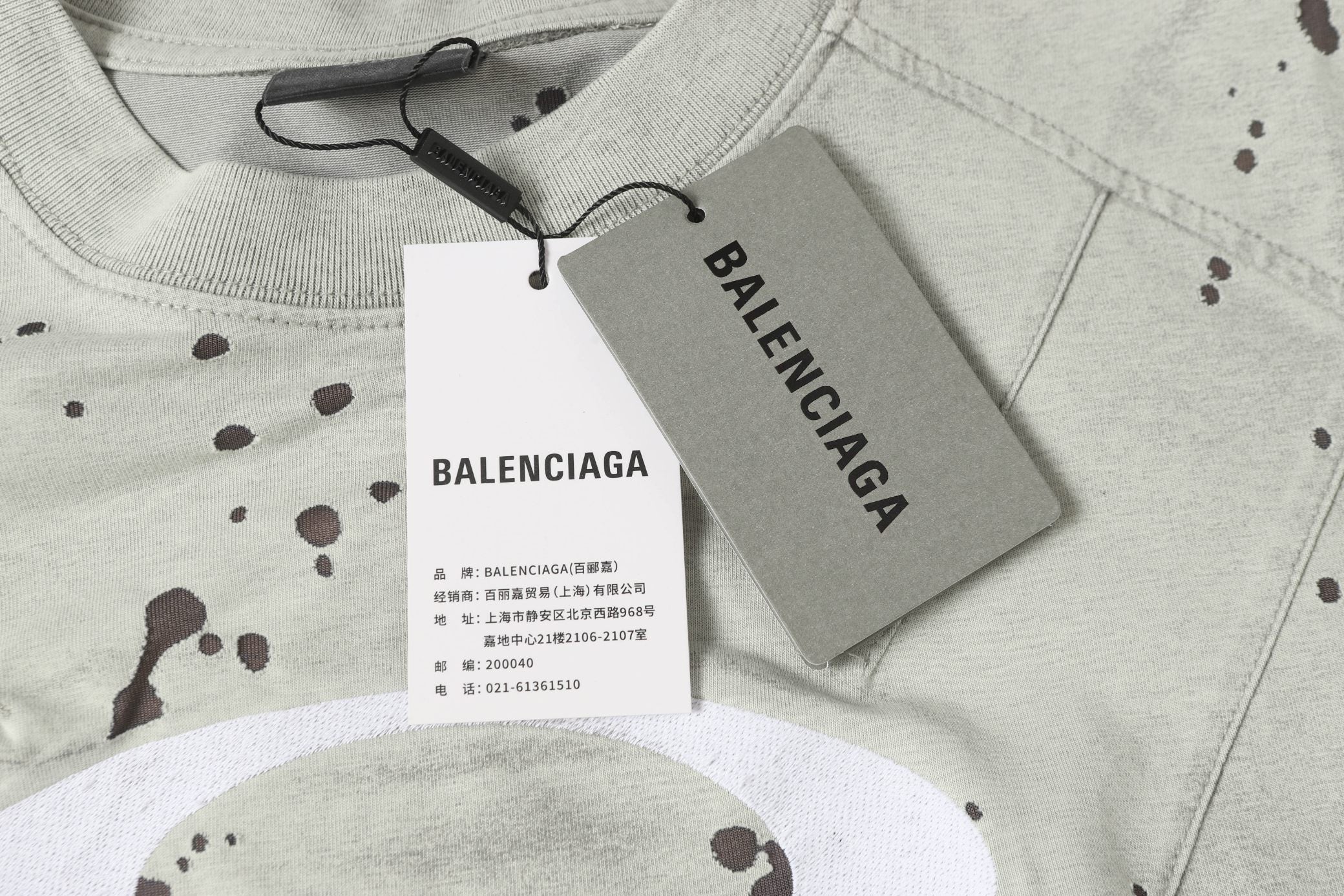 BALENCIAGA 24SS Classic Short-Sleeve T-Shirt – Black/White | Sizes XS–L