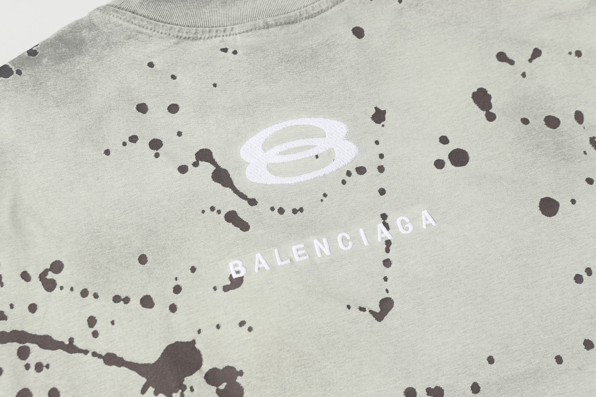 BALENCIAGA 24SS Classic Short-Sleeve T-Shirt – Black/White | Sizes XS–L