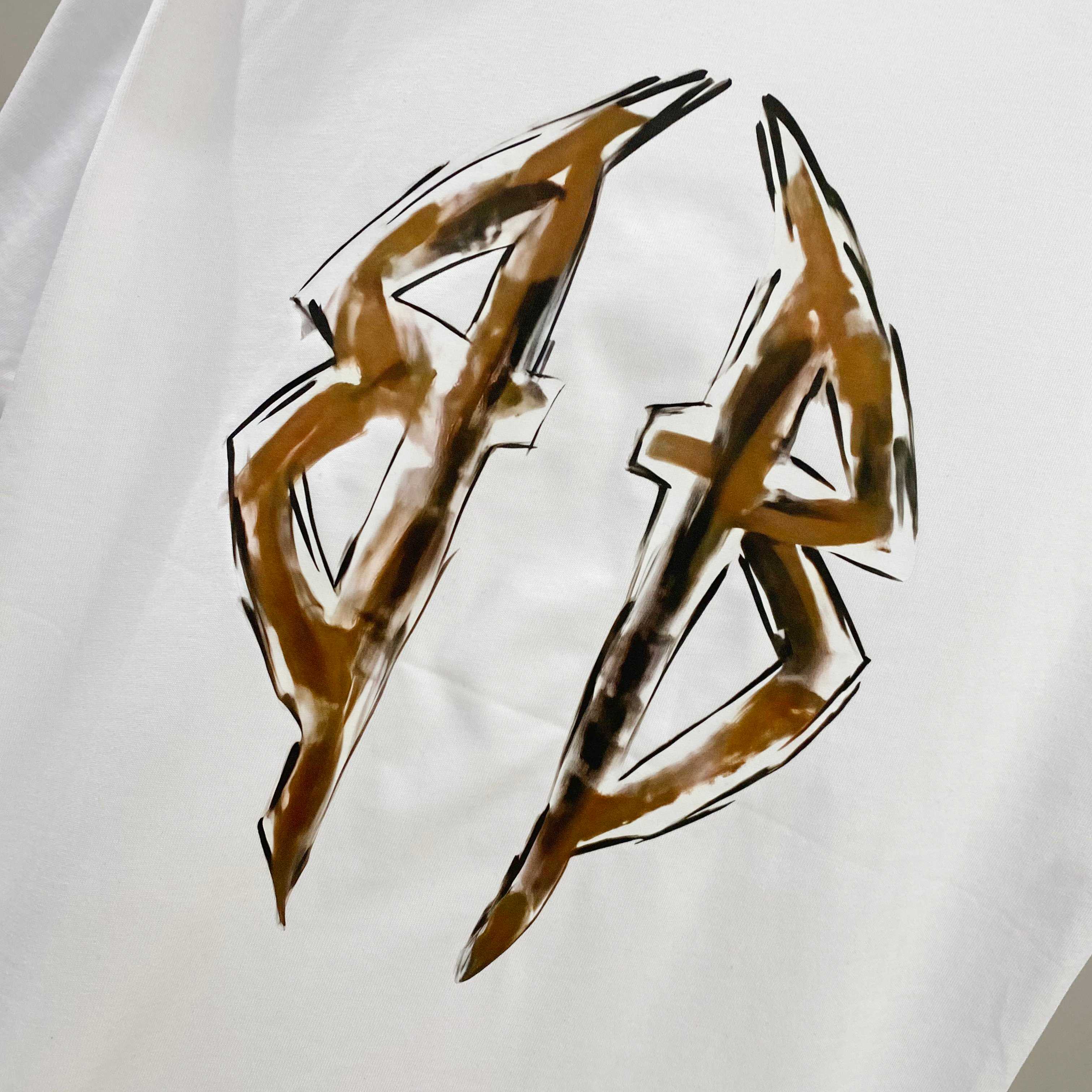BALENCIAGA 25SS Premium Logo Print Patch Crewneck T-Shirt – Unisex | Sizes 48–56