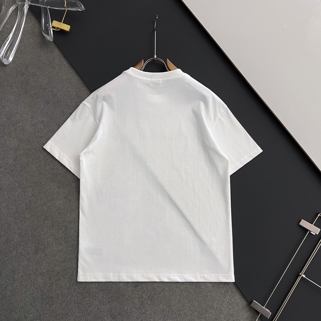 DIOR 2025 Early Spring Gold Thread Logo T-Shirt | Sizes S–XXL