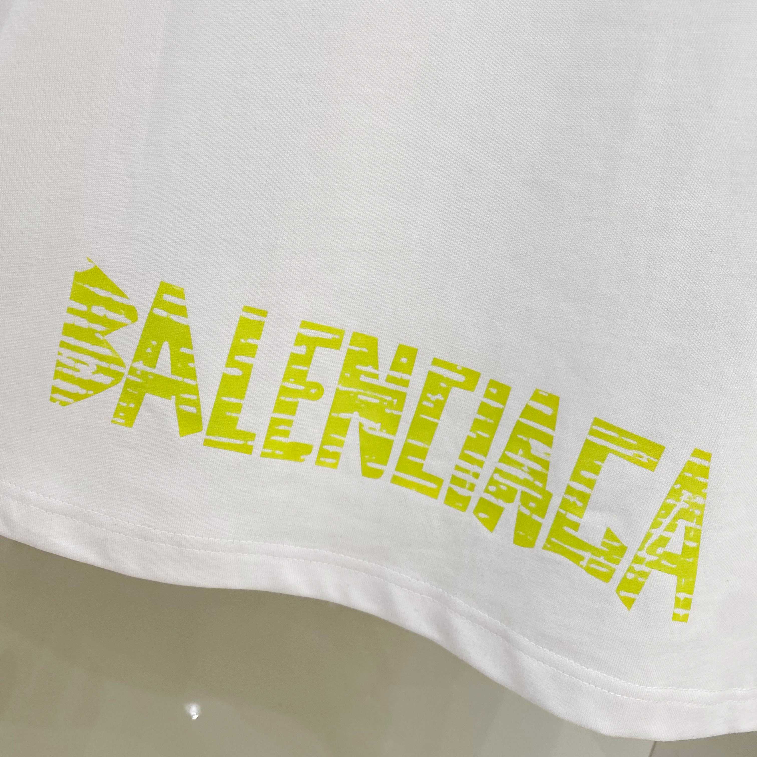 BALENCIAGA 25SS Premium Logo Print Patch Crewneck T-Shirt – Unisex