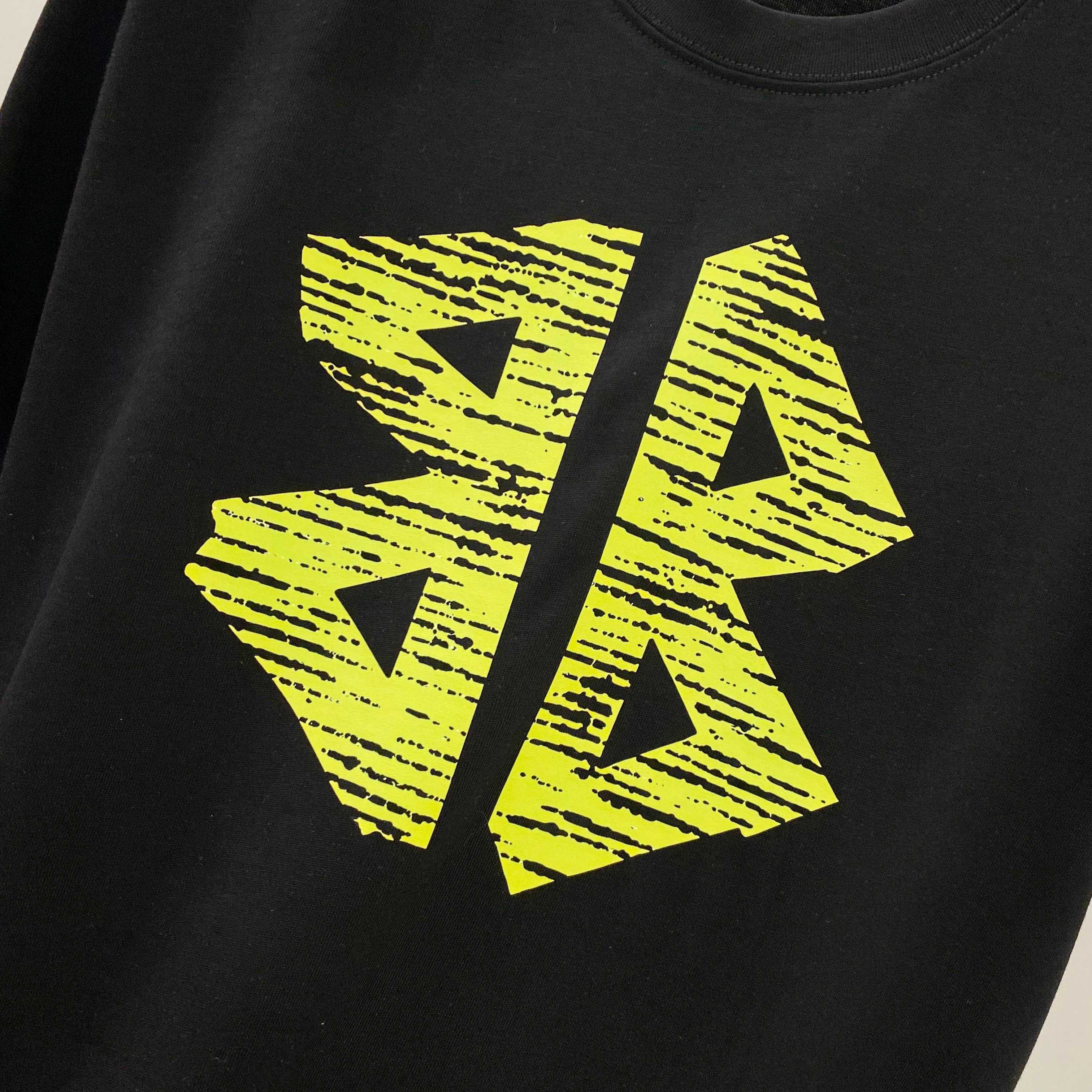 BALENCIAGA 25SS Premium Logo Print Patch Crewneck T-Shirt – Unisex