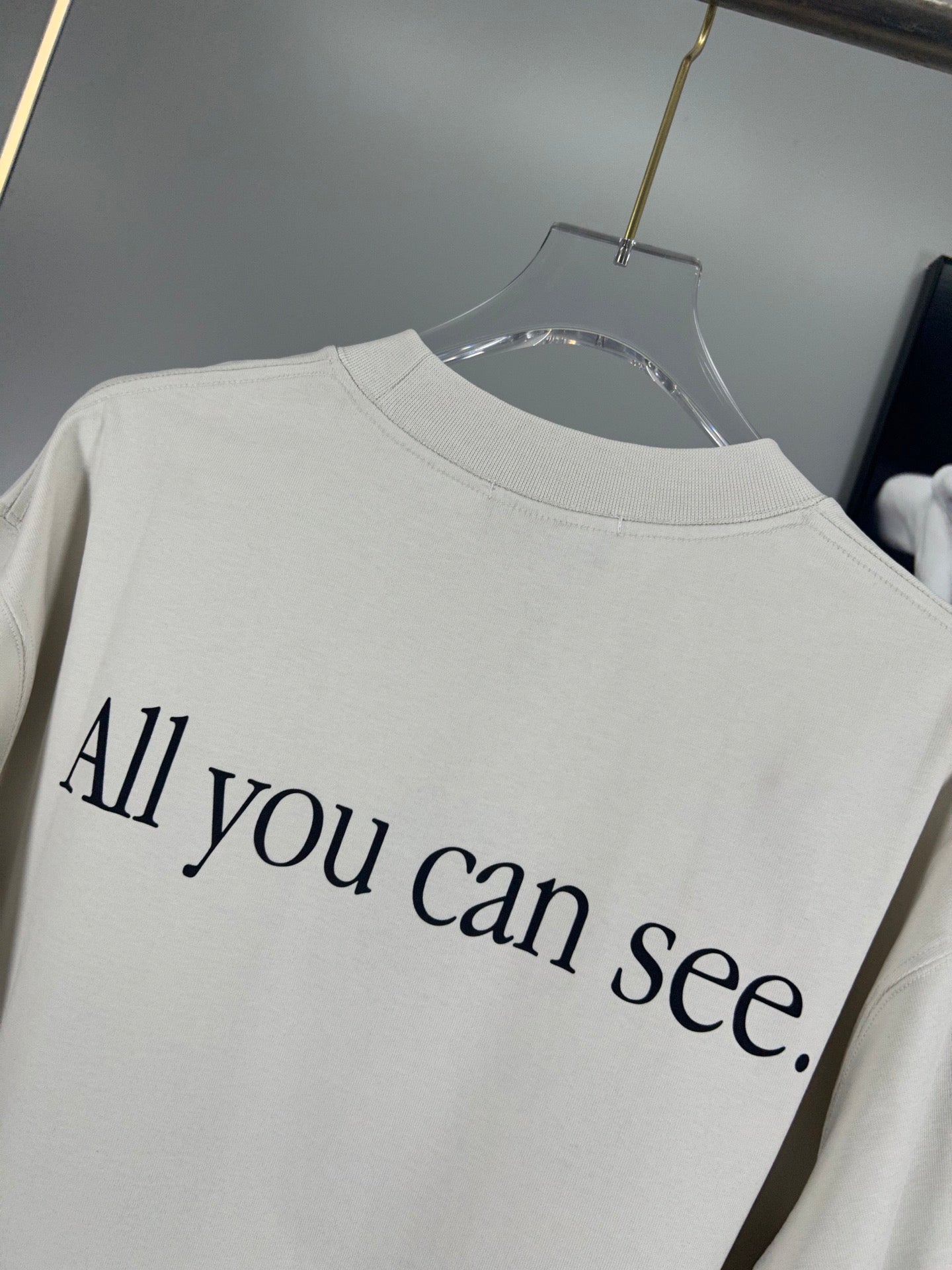 BALENCIAGA 25SS Exclusive Heavyweight Logo Embroidery T-Shirt – Unisex | Sizes S–XXL