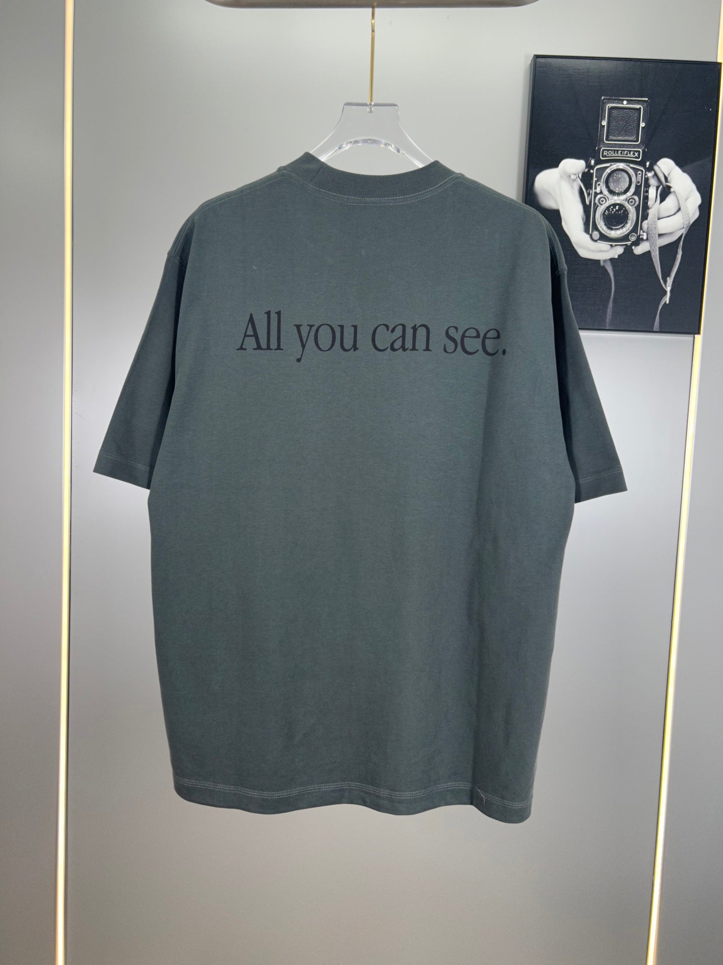 BALENCIAGA 25SS Exclusive Heavyweight Logo Embroidery T-Shirt – Unisex | Sizes S–XXL