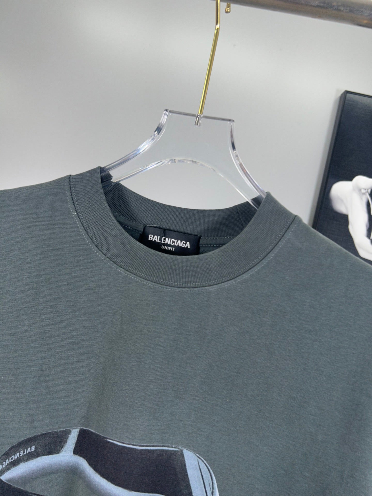 BALENCIAGA 25SS Exclusive Heavyweight Logo Embroidery T-Shirt – Unisex | Sizes S–XXL