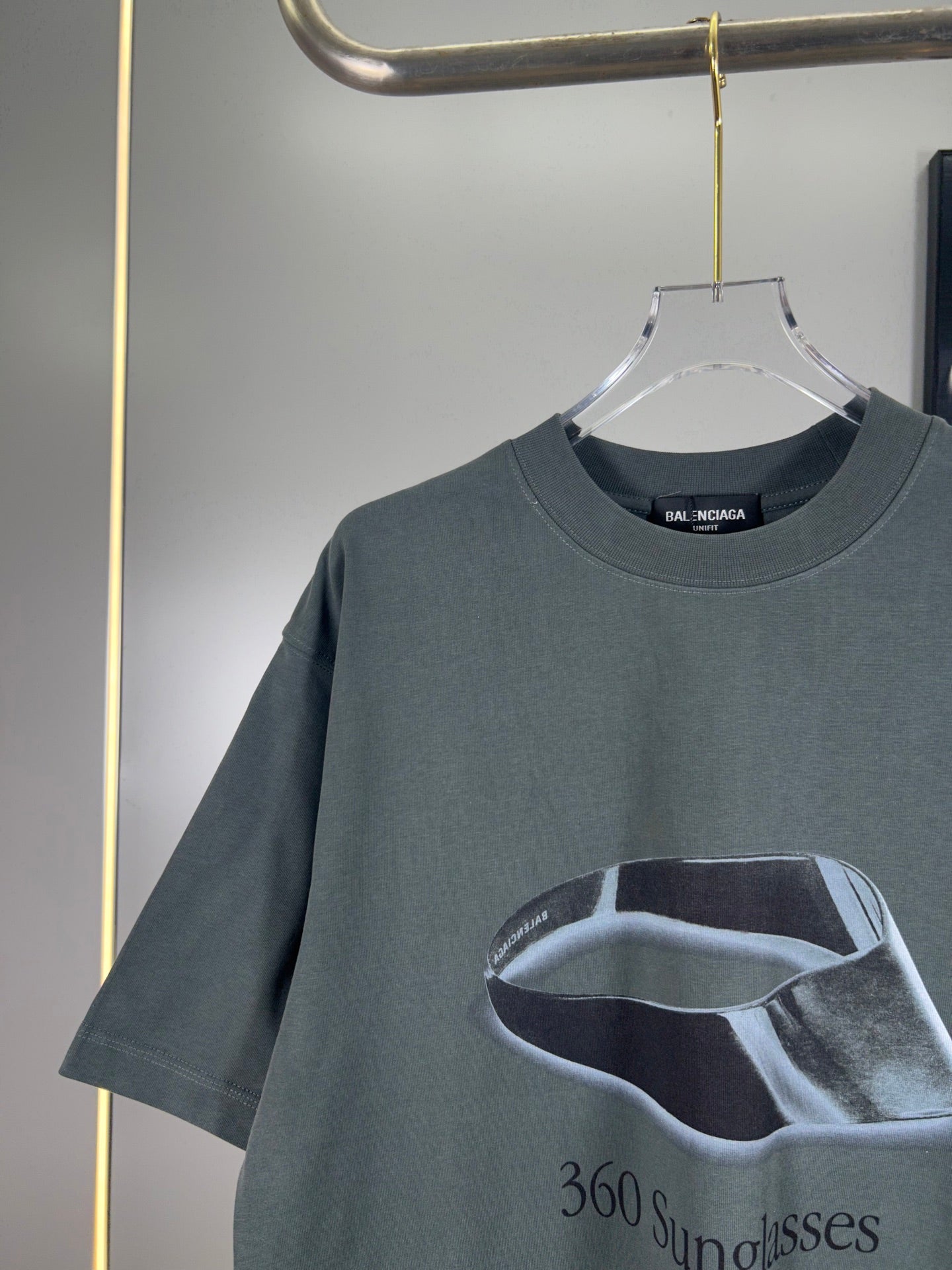 BALENCIAGA 25SS Exclusive Heavyweight Logo Embroidery T-Shirt – Unisex | Sizes S–XXL