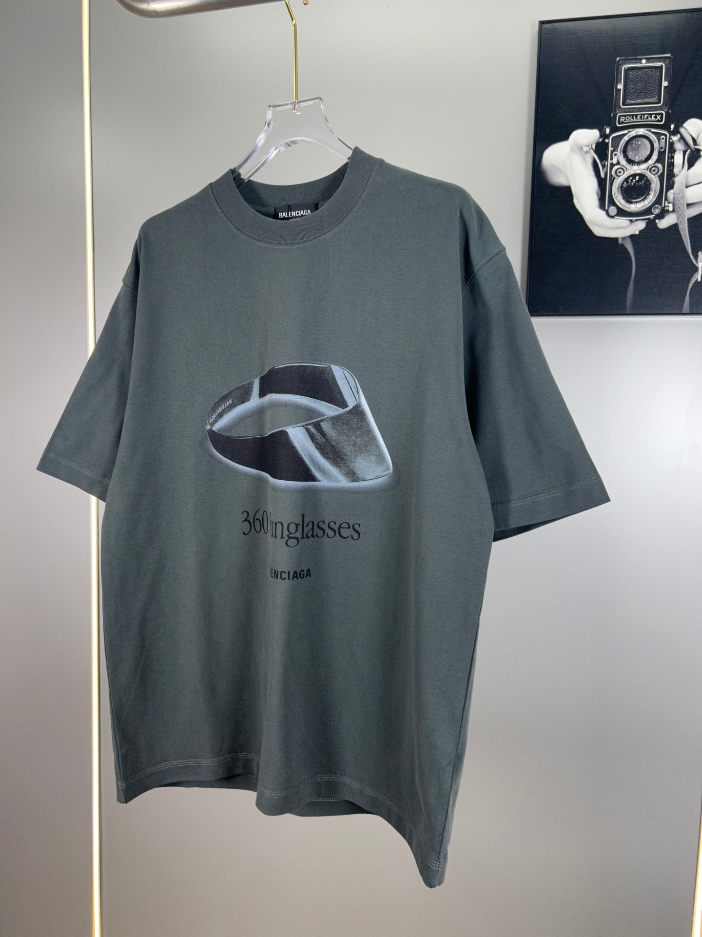 BALENCIAGA 25SS Exclusive Heavyweight Logo Embroidery T-Shirt – Unisex | Sizes S–XXL