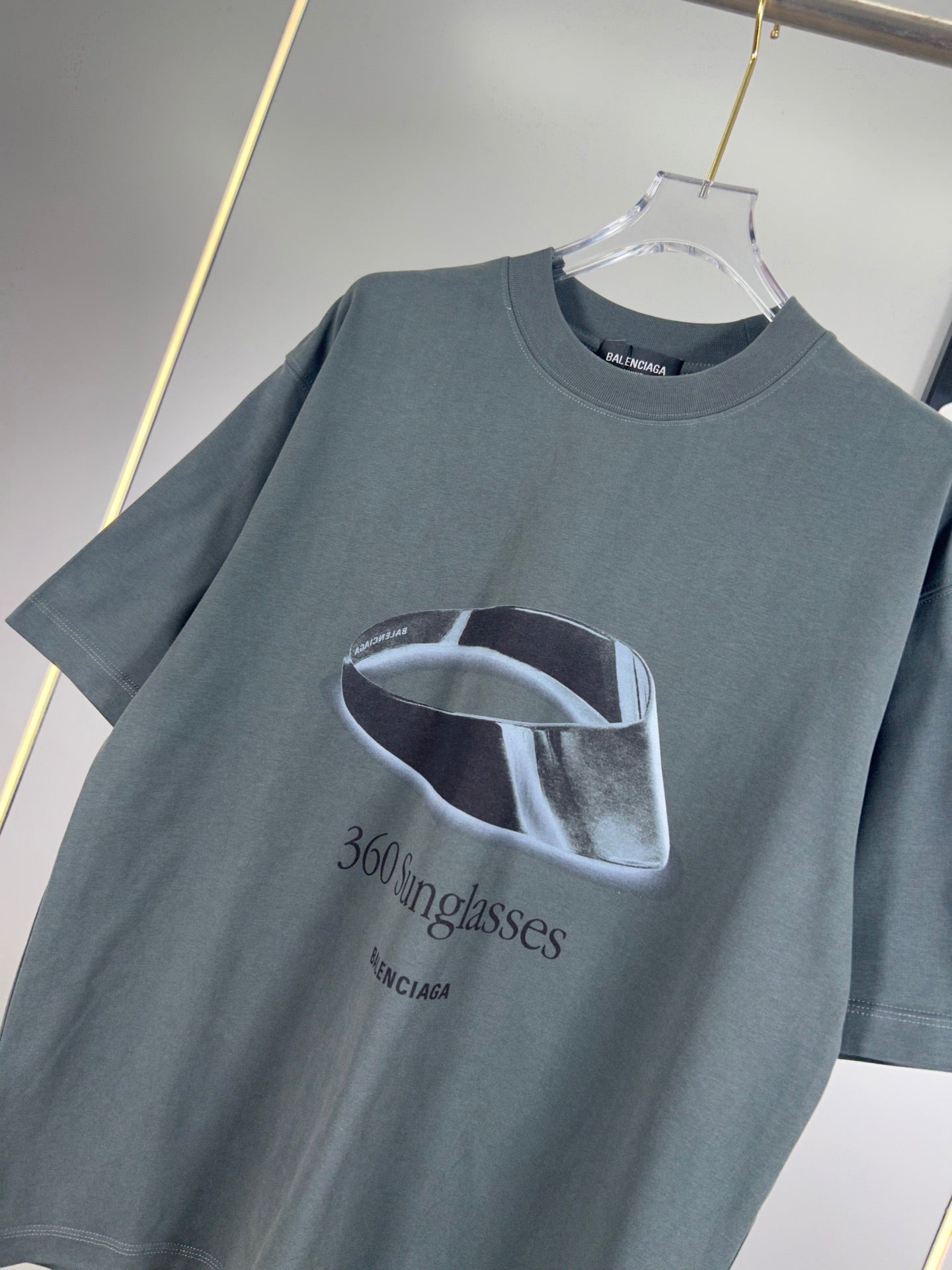 BALENCIAGA 25SS Exclusive Heavyweight Logo Embroidery T-Shirt – Unisex | Sizes S–XXL
