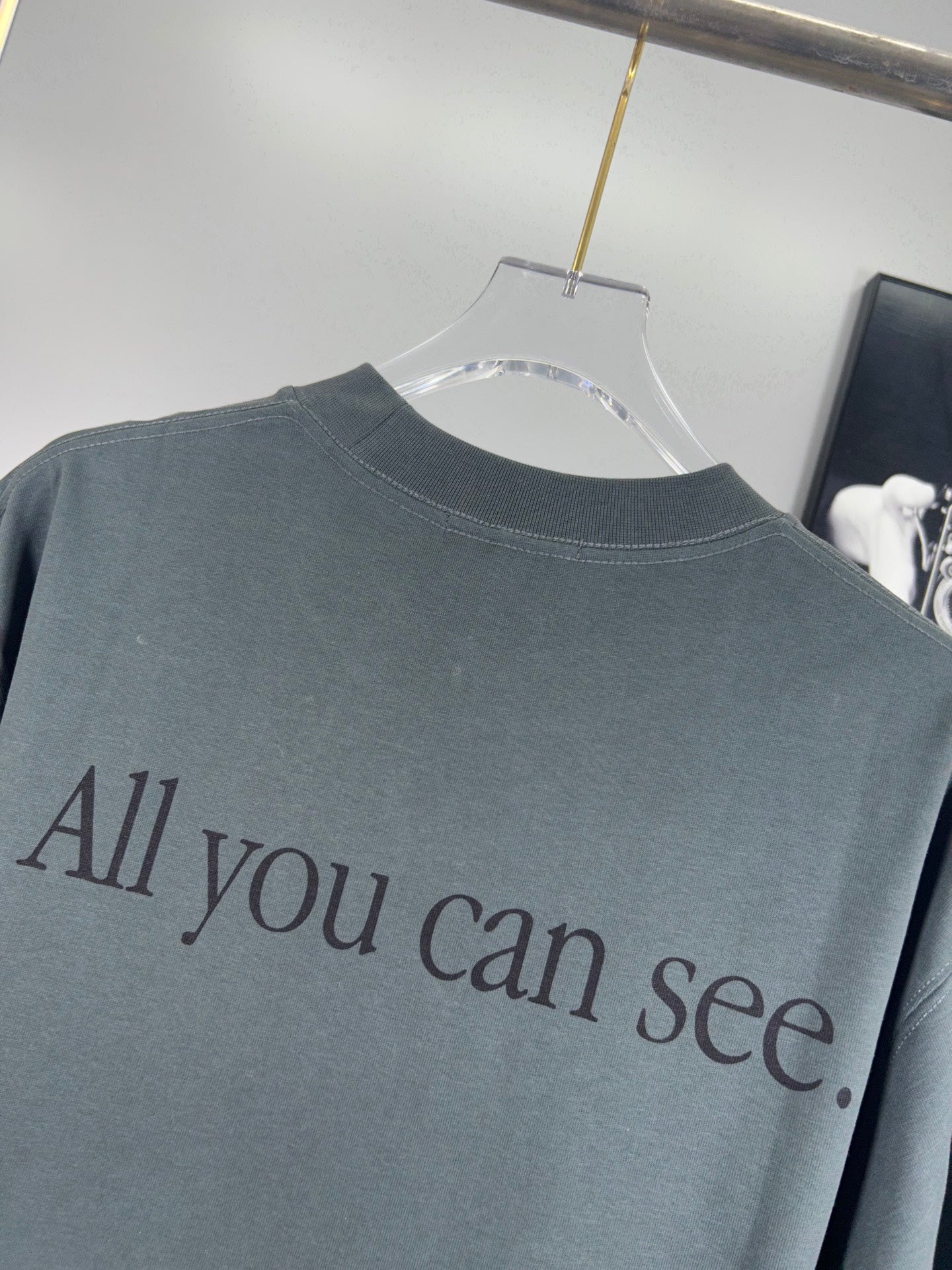 BALENCIAGA 25SS Exclusive Heavyweight Logo Embroidery T-Shirt – Unisex | Sizes S–XXL