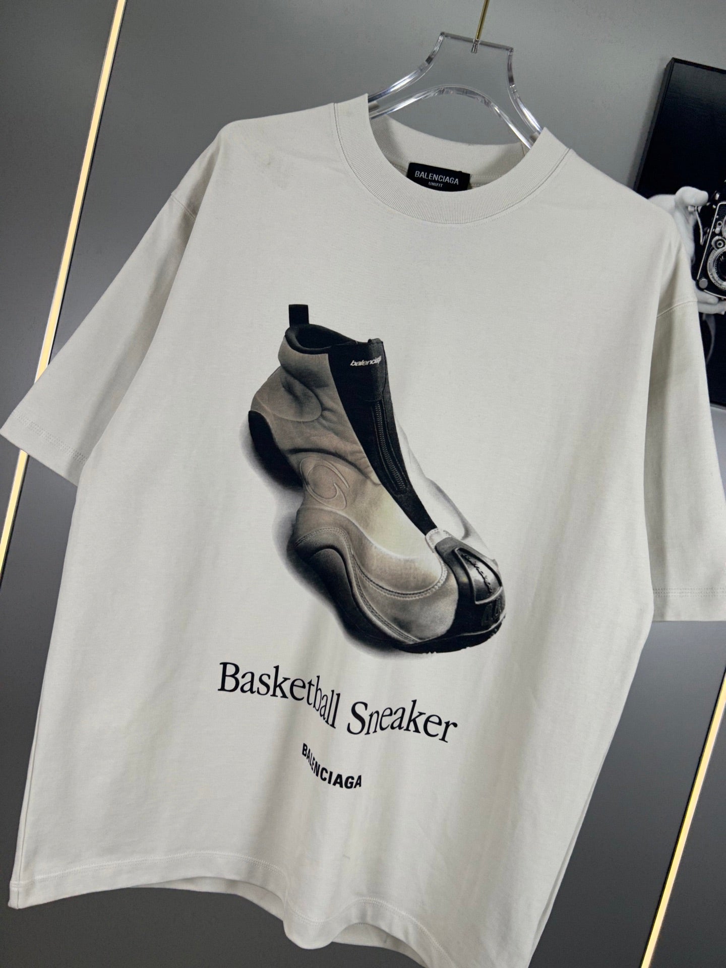 BALENCIAGA 25SS Exclusive Heavyweight Logo Embroidery T-Shirt – Unisex | Sizes S–XXL