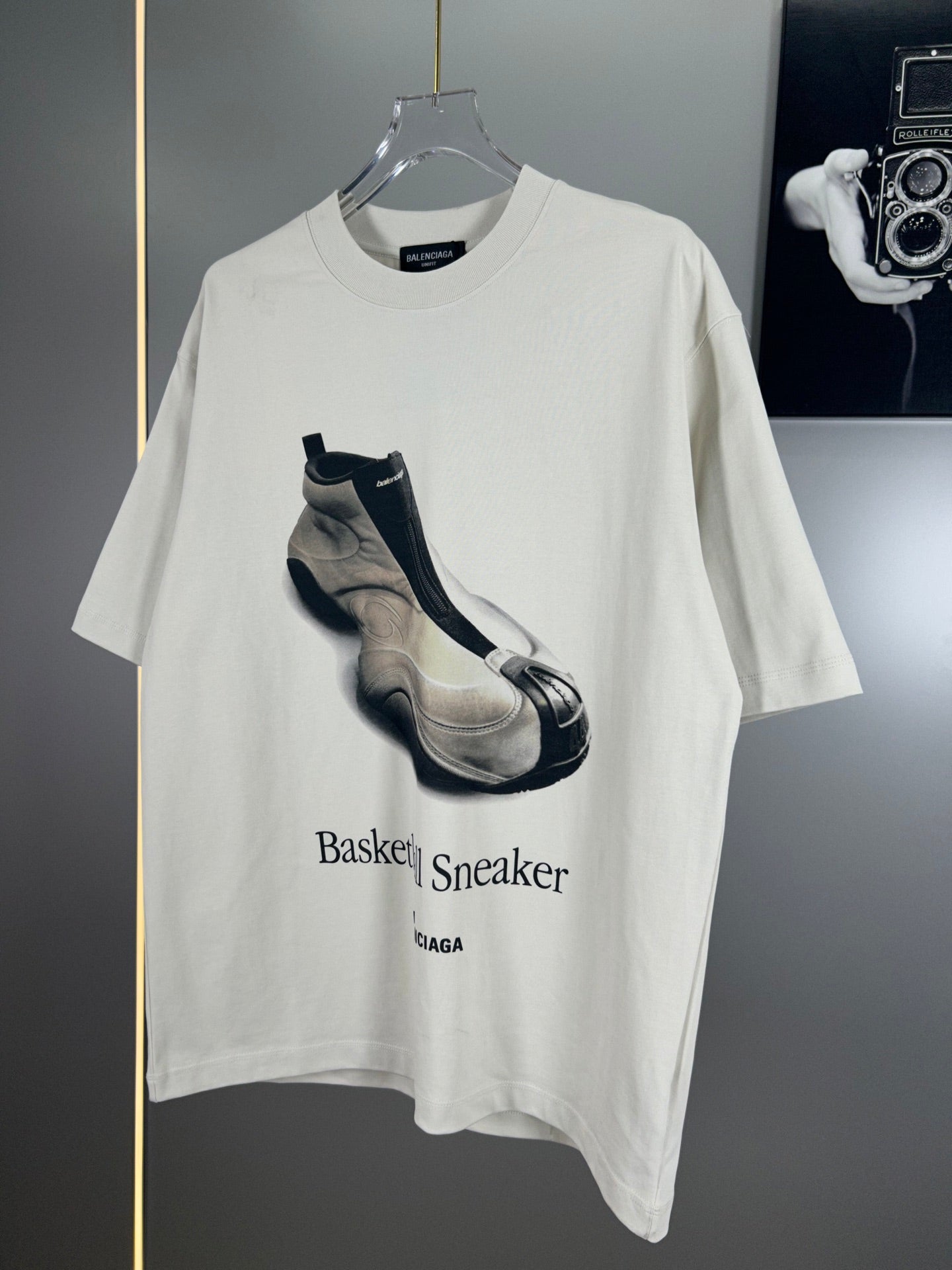 BALENCIAGA 25SS Exclusive Heavyweight Logo Embroidery T-Shirt – Unisex | Sizes S–XXL