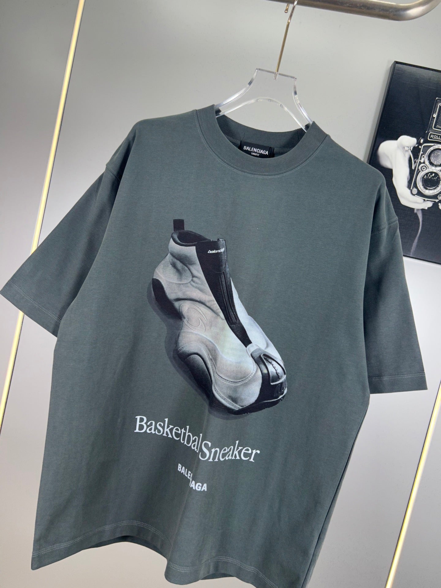 BALENCIAGA 25SS Exclusive Heavyweight Logo Embroidery T-Shirt – Unisex | Sizes S–XXL