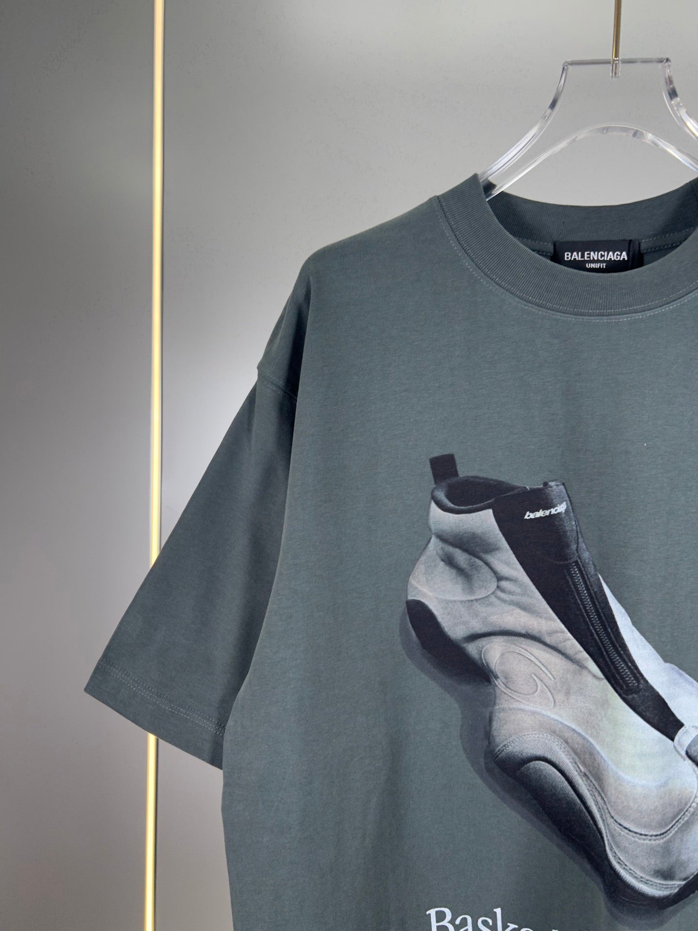 BALENCIAGA 25SS Exclusive Heavyweight Logo Embroidery T-Shirt – Unisex | Sizes S–XXL