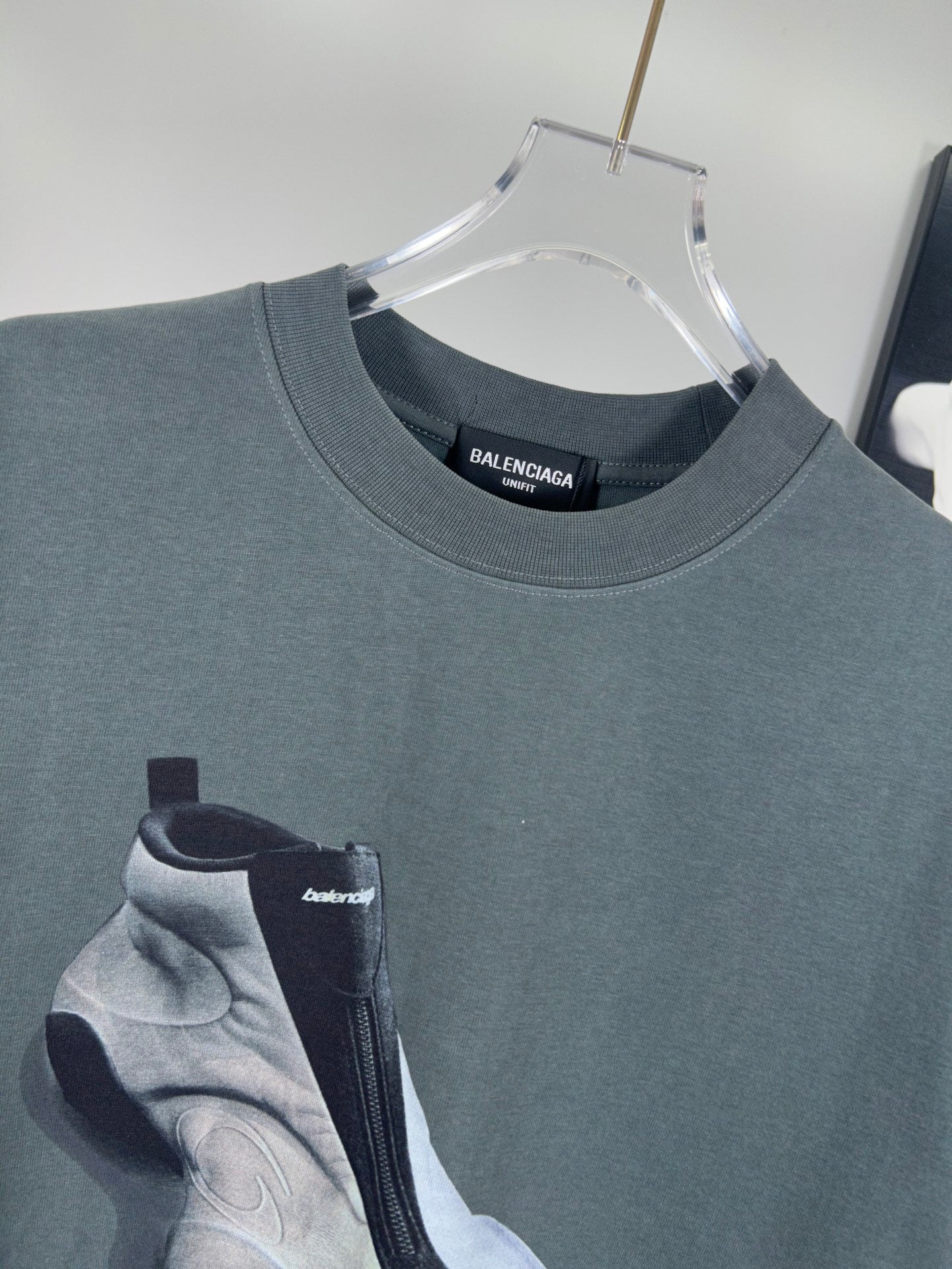 BALENCIAGA 25SS Exclusive Heavyweight Logo Embroidery T-Shirt – Unisex | Sizes S–XXL