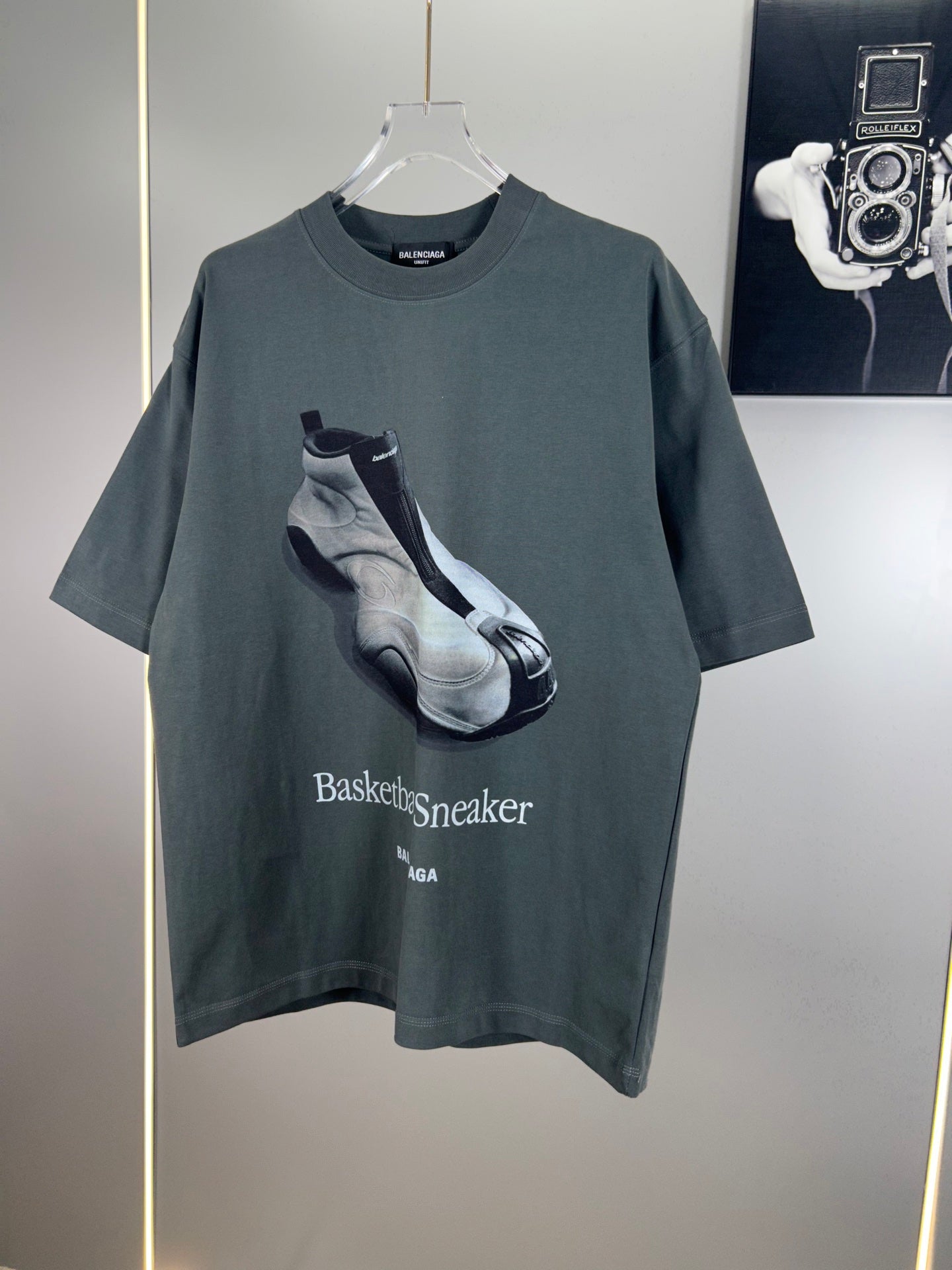 BALENCIAGA 25SS Exclusive Heavyweight Logo Embroidery T-Shirt – Unisex | Sizes S–XXL