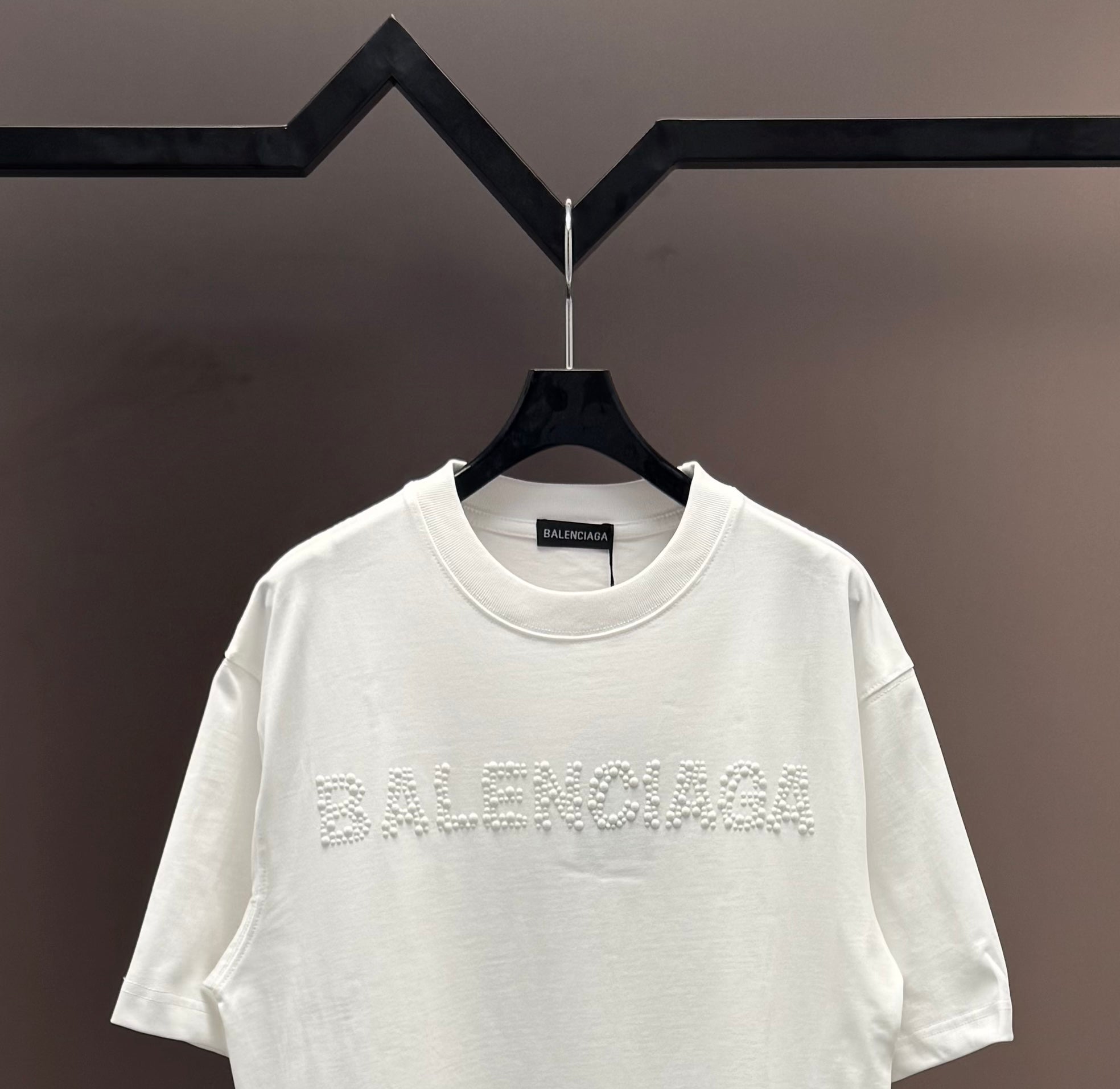 BALENCIAGA 25SS Crystal Logo T-Shirt – Unisex | Sizes M–XXL